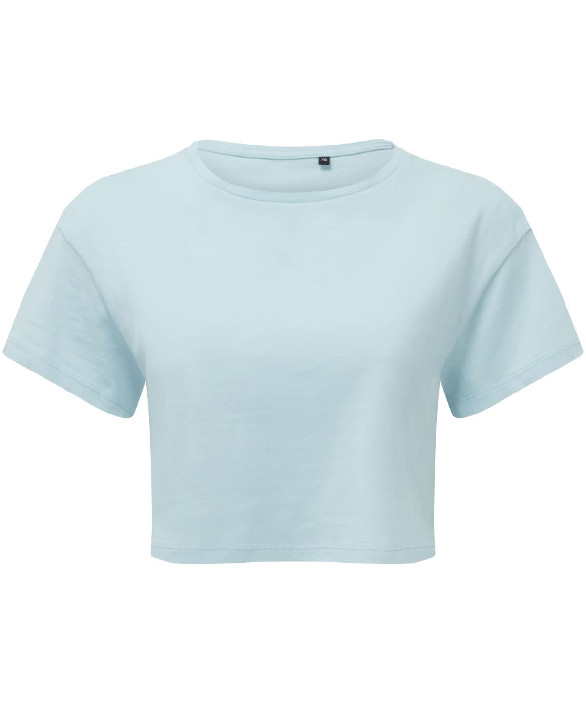 TriDri Tridri WomenS Crop Top TR019 - Sky Blue - Customisable T-Shirts