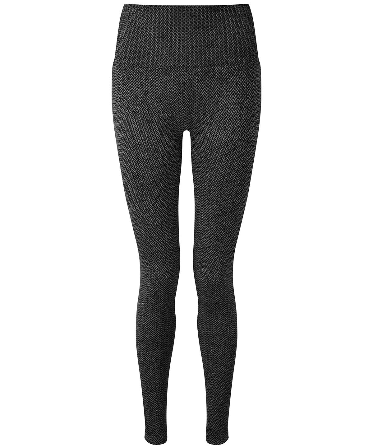 TriDri Tridri WomenS Knitted City Leggings TR219 - Charcoal - Customisable Leggings