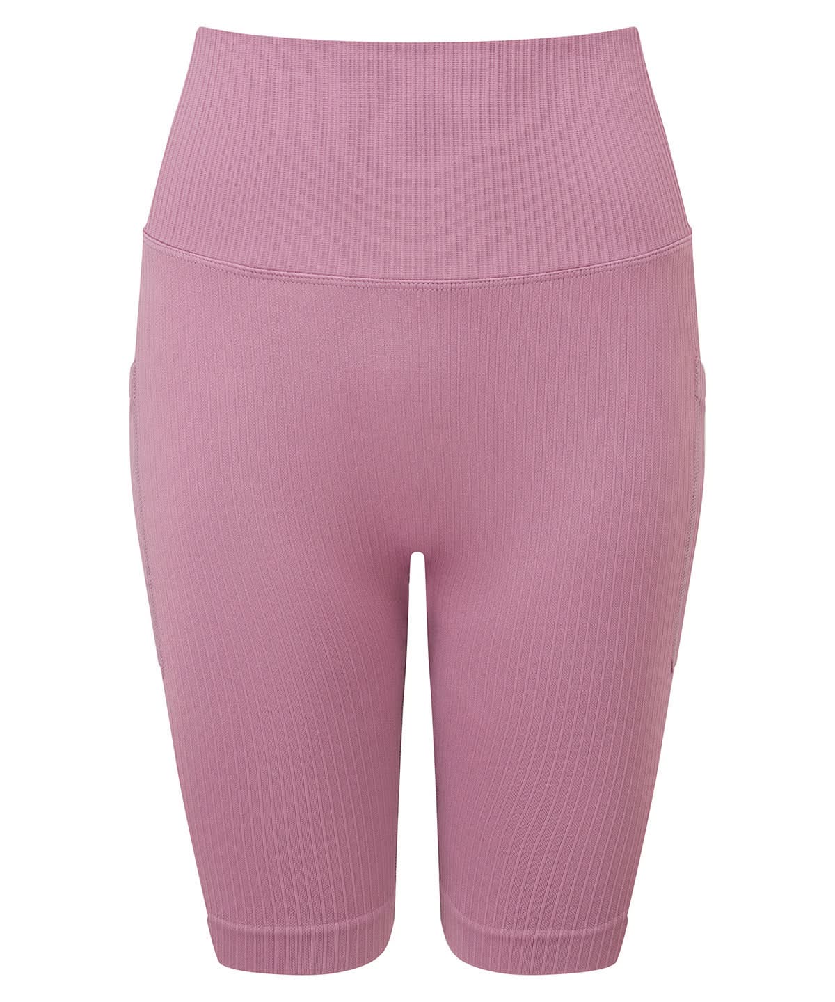 TriDri Tridri WomenS Ribbed Seamless 3D Fit Cycle Shorts TR225 - Mauve - Customisable Shorts