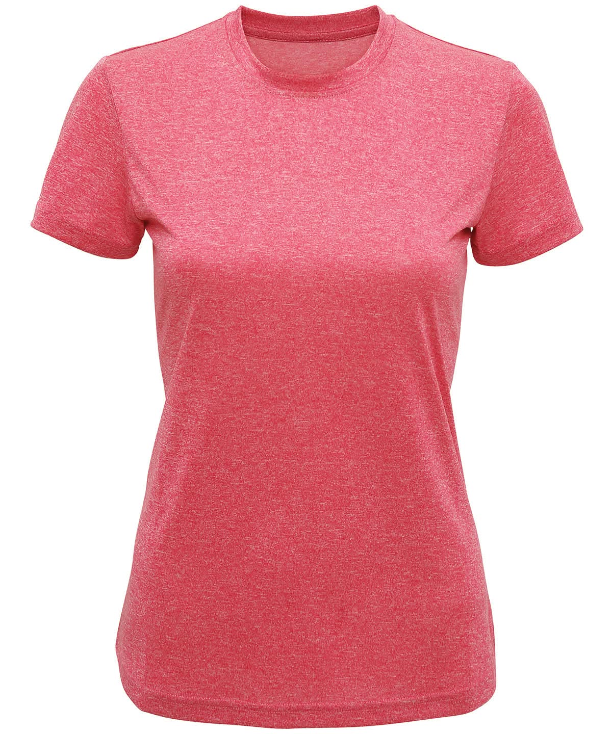 TriDri Tridri WomenS Recycled Performance T Shirt TR502 - Pink Melange - Customisable T-Shirts