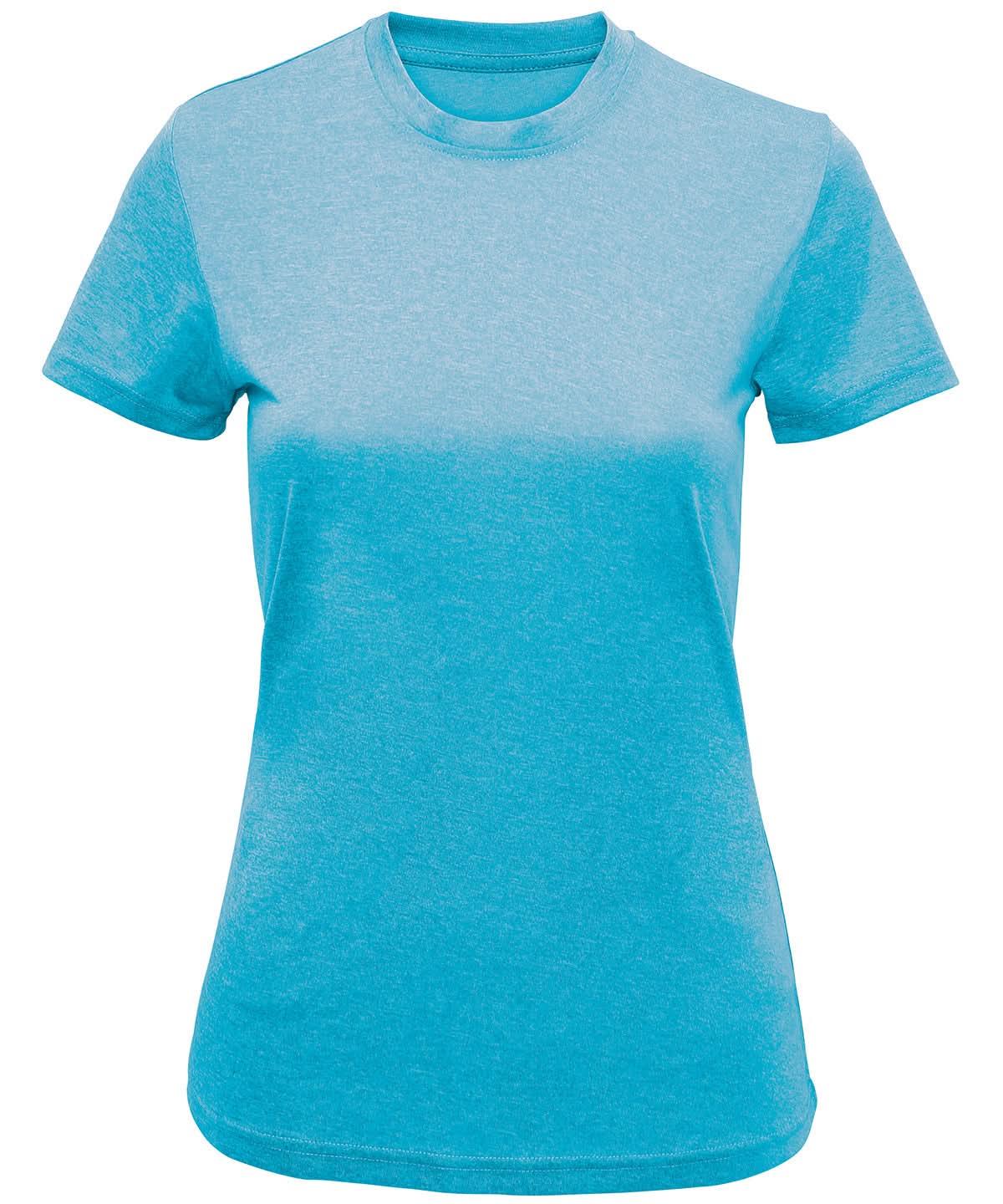 TriDri Tridri WomenS Recycled Performance T Shirt TR502 - Turquoise Melange - Customisable T-Shirts