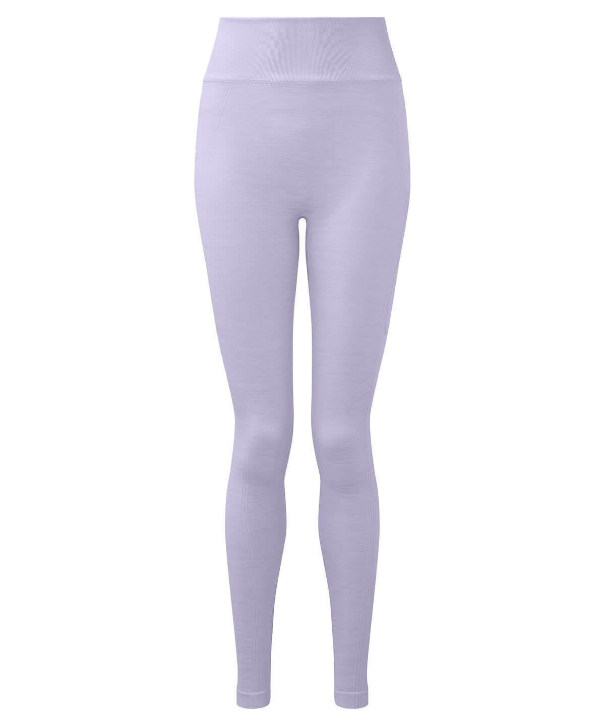 TriDri Tridri WomenS Recycled Seamless 3D Fit Multi Sport Flex Leggings TR512 - Lilac Melange - Customisable Leggings