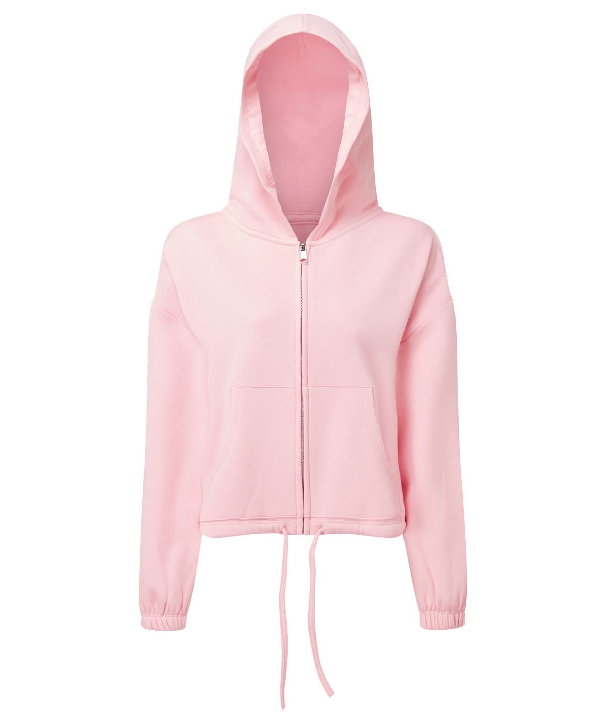 TriDri Tridri WomenS Recycled Drawstring Full Zip Hoodie TR601 - Light Pink - Customisable Hoodies