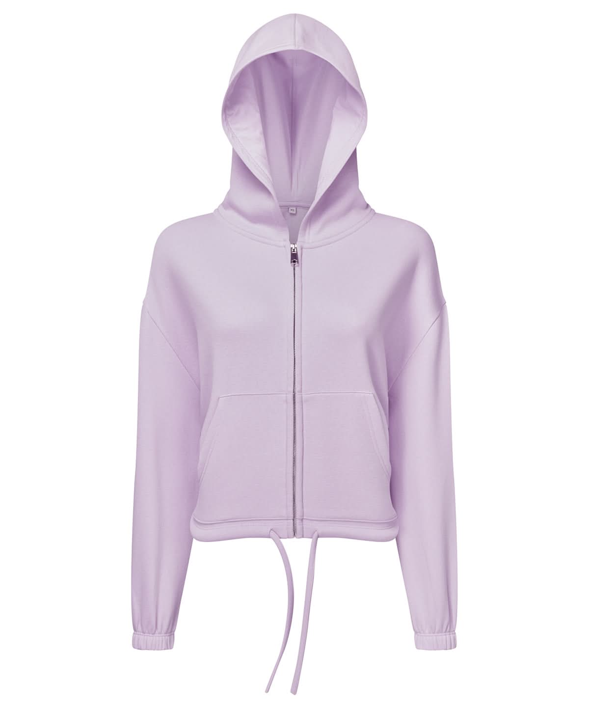 TriDri Tridri WomenS Recycled Drawstring Full Zip Hoodie TR601 - Lilac - Customisable Hoodies