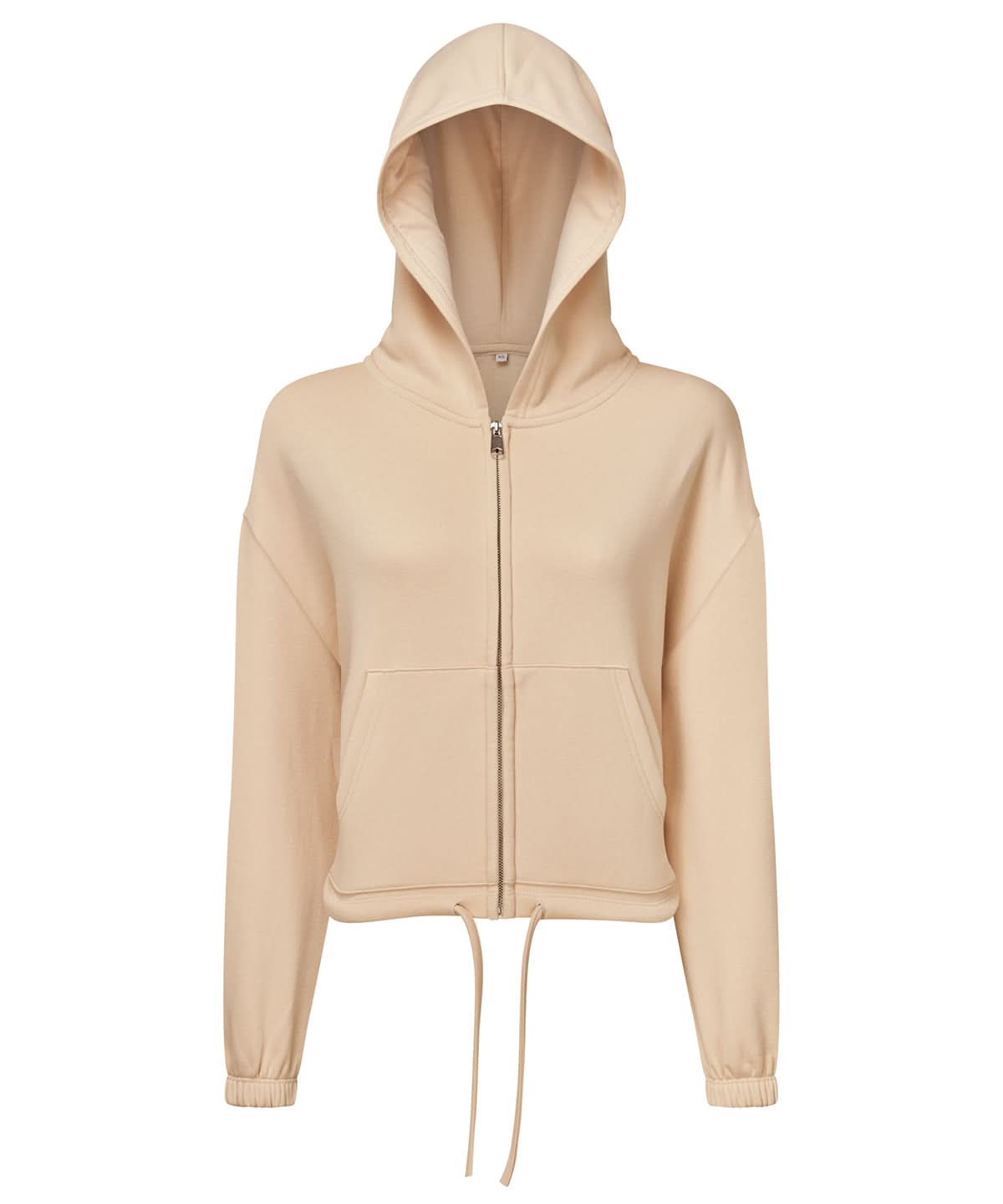 TriDri Tridri WomenS Recycled Drawstring Full Zip Hoodie TR601 - Nude - Customisable Hoodies