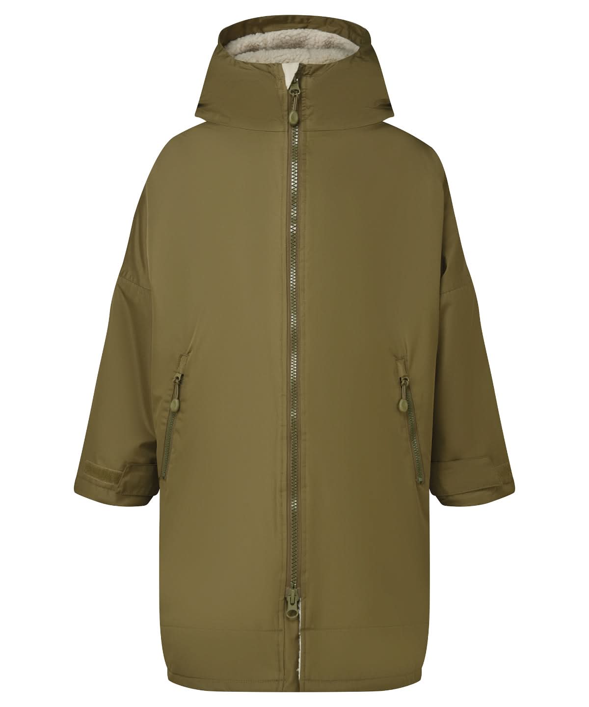TriDri Tridri Kids All Seasons Waterproof Changing Robe TR80B - Olive Natural - Customisable Robes