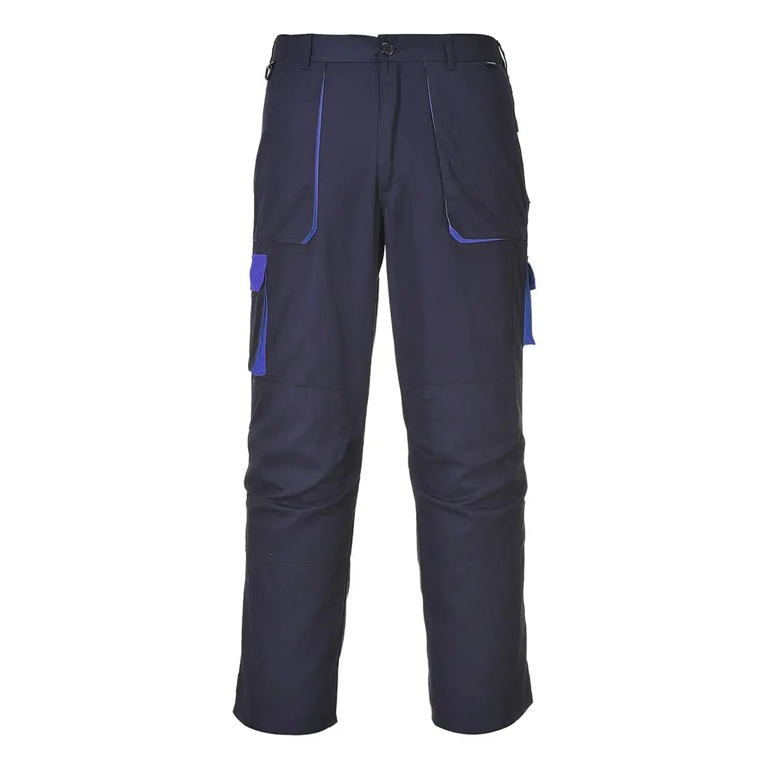Texo Contrast Trousers Tx11 - Navy - Customisable Work Trousers