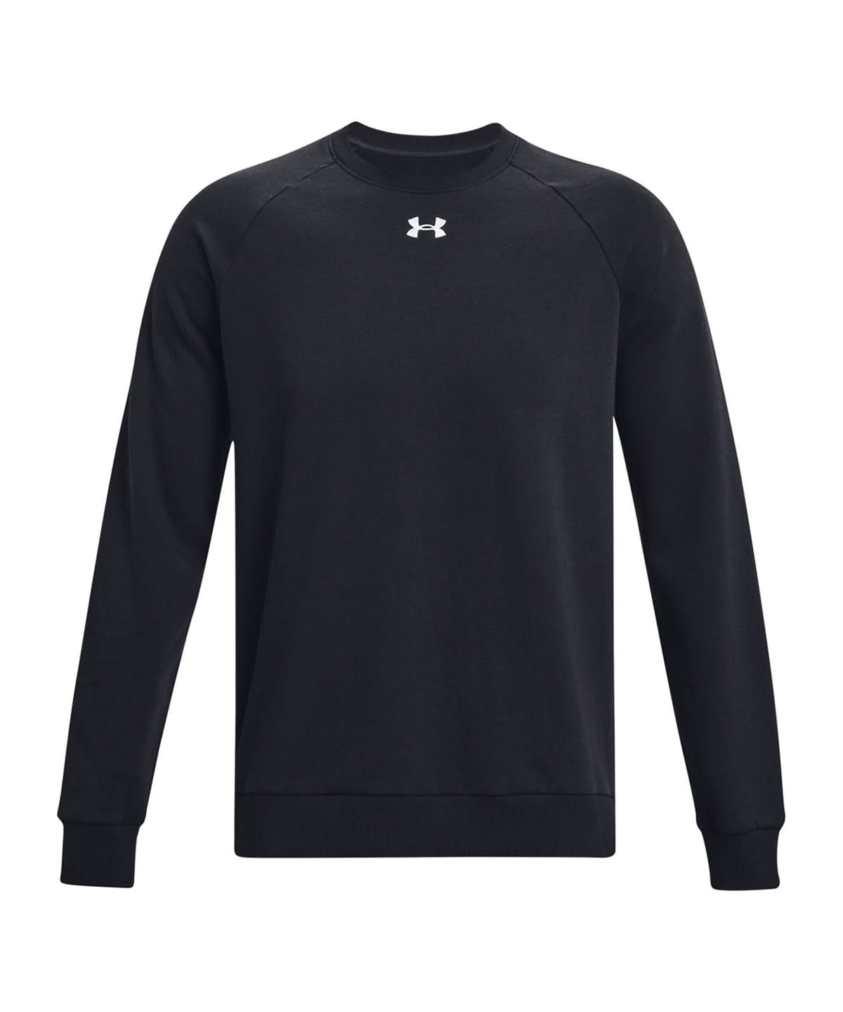 Under Armour Rival Fleece Crew UA059 - Black White - Customisable Sweatshirts