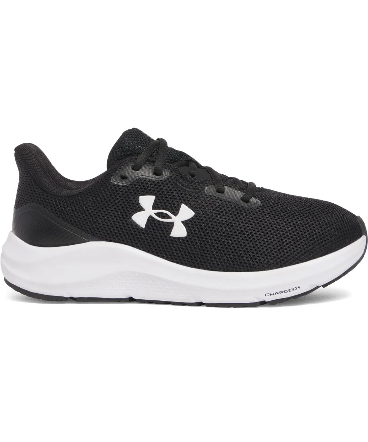 Under Armour Womens Charged Pursuit 4 Trainer UA066 - Black White - Customisable Trainers