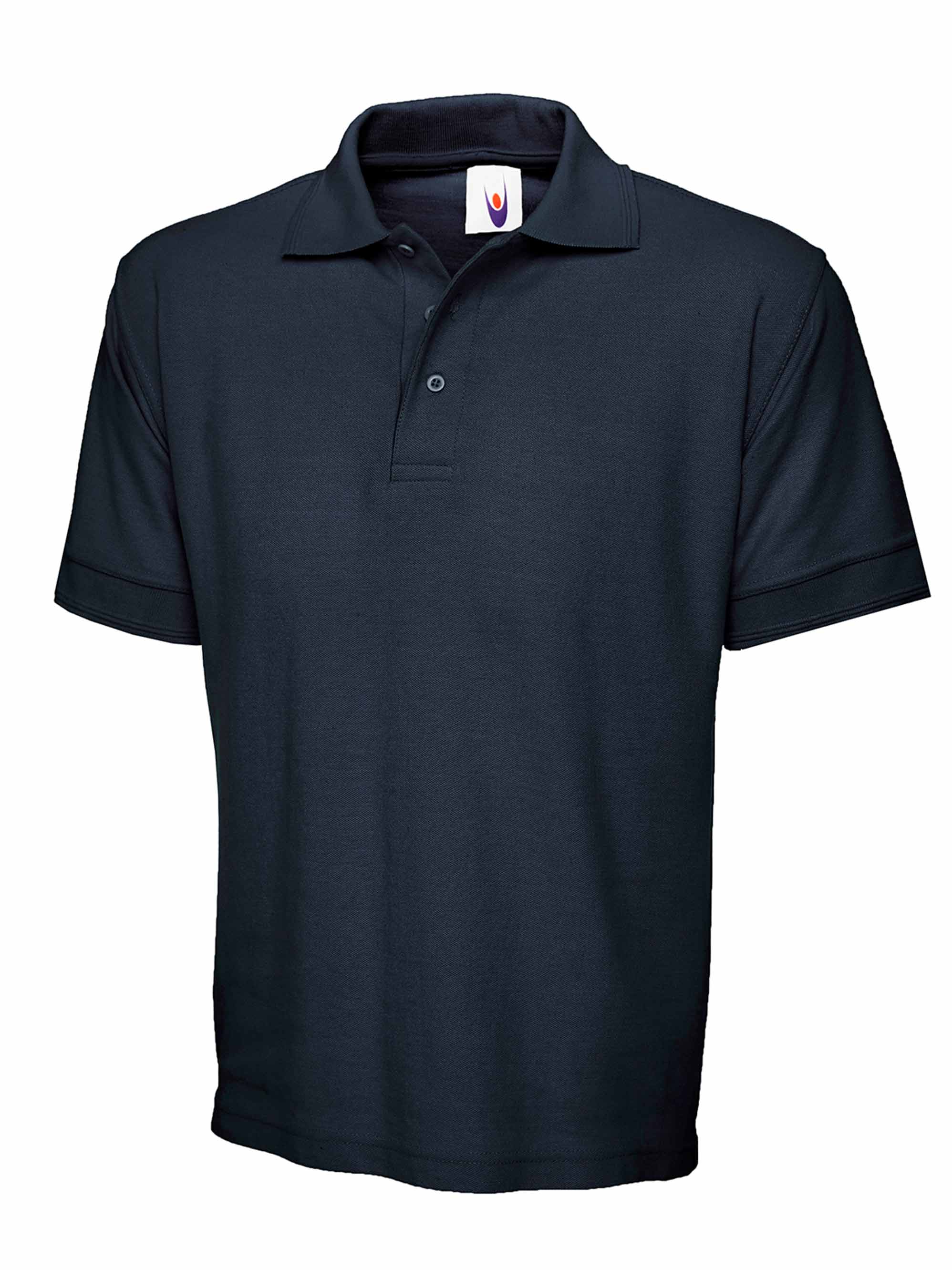 Uneek Heavyweight Cotton Poloshirt Navy UC104 - Navy - Customisable Polos