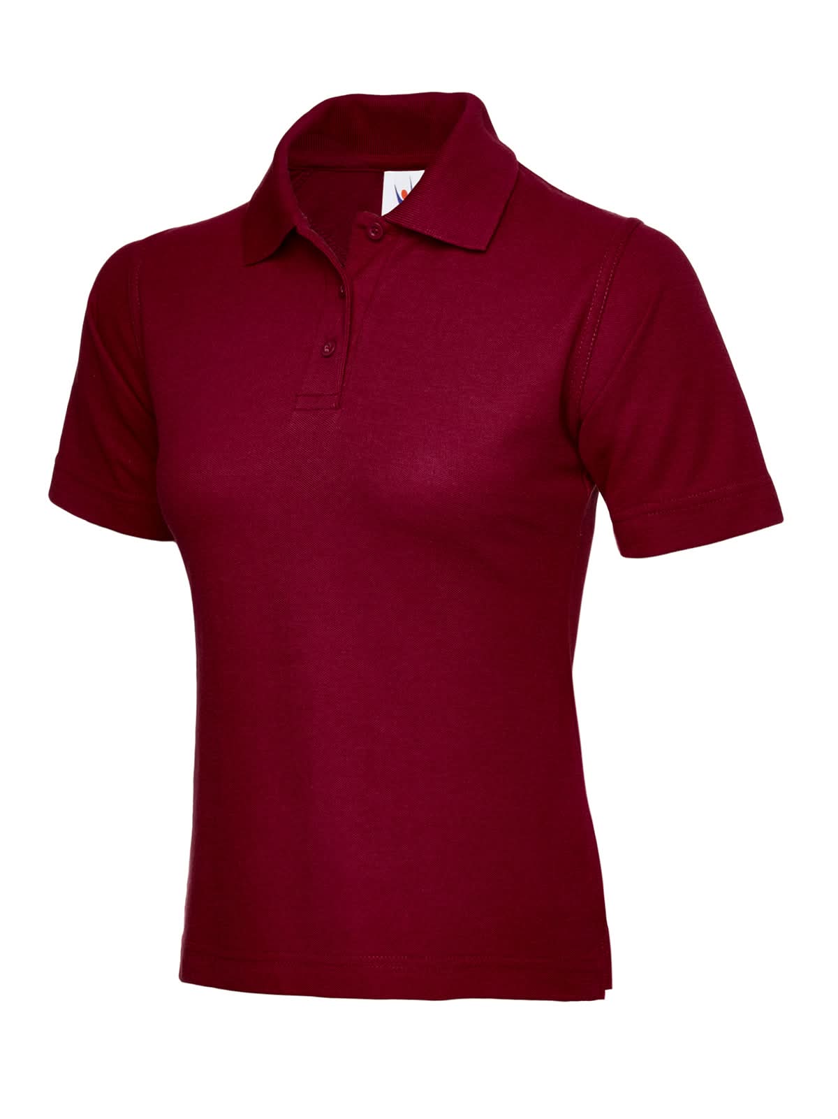 Uneek Ladies Classic Poloshirt Maroon UC106 - Maroon - Customisable Polos