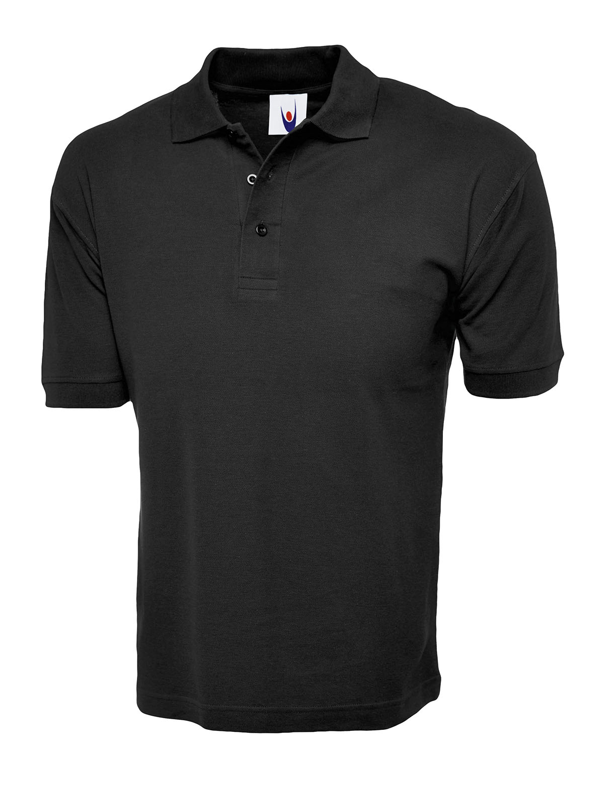 Classic Cotton Poloshirt - UC112 - Black - Customisable Polos