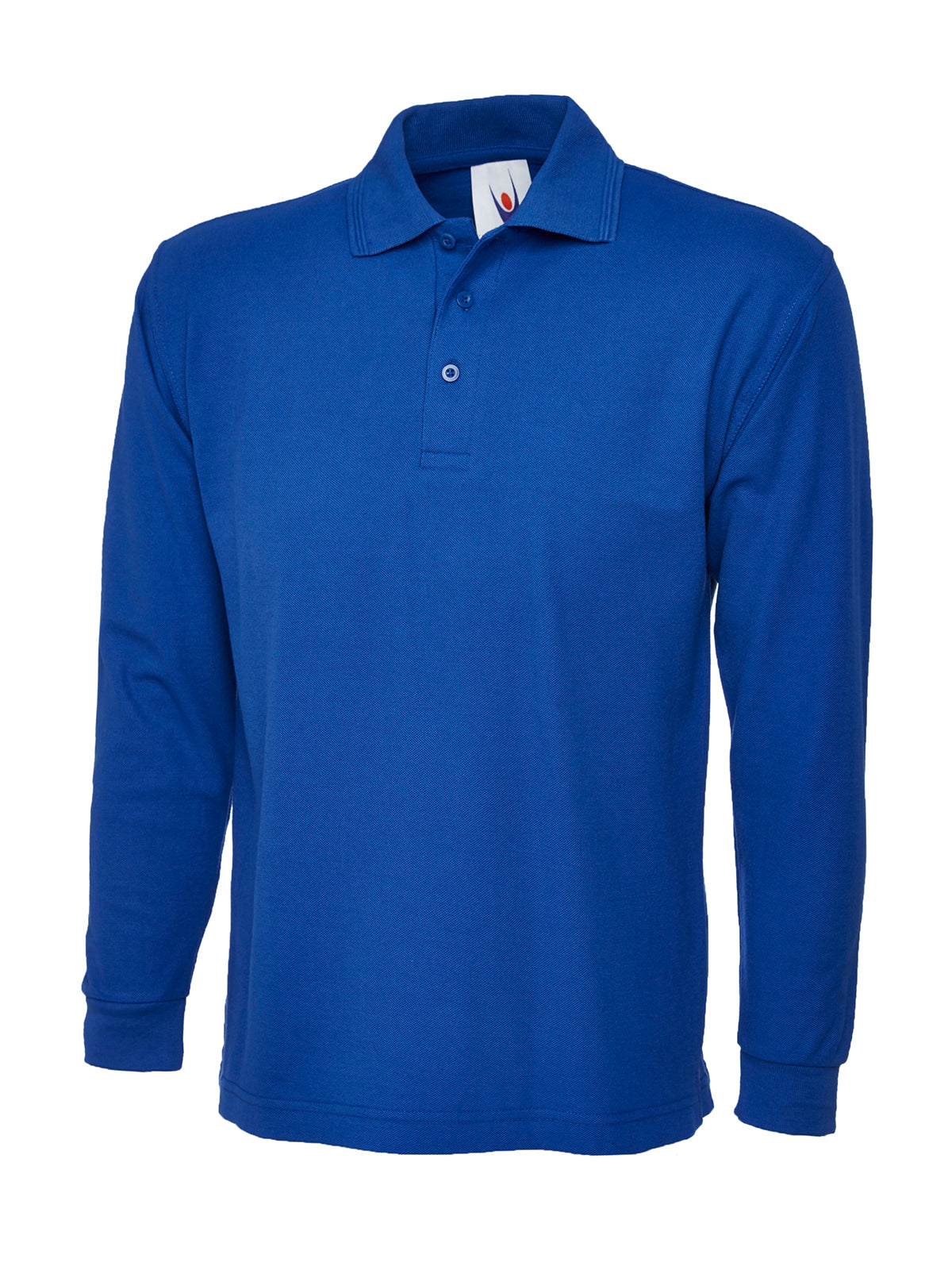 Longsleeve Classic Poloshirt - UC113 - Royal - Customisable Polos
