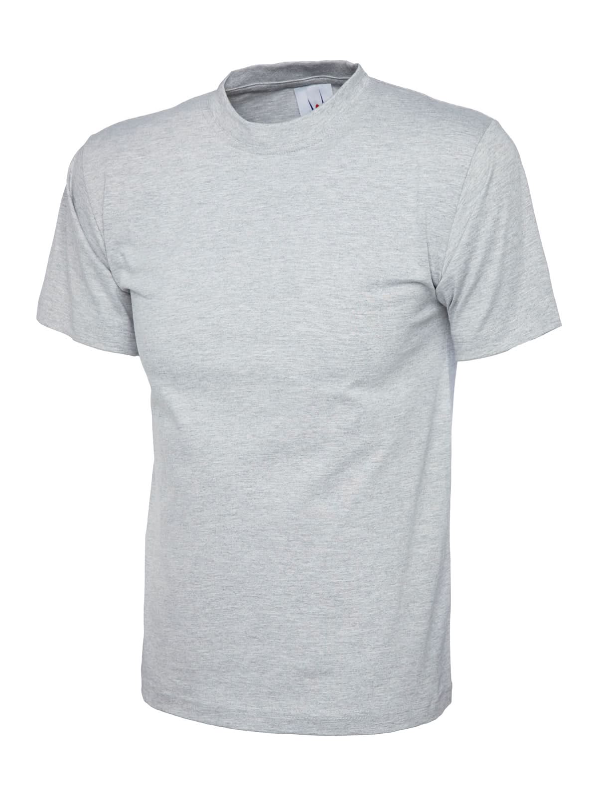 Uneek Classic T shirt Heather Grey UC301 - Heather Grey - Customisable T-Shirts