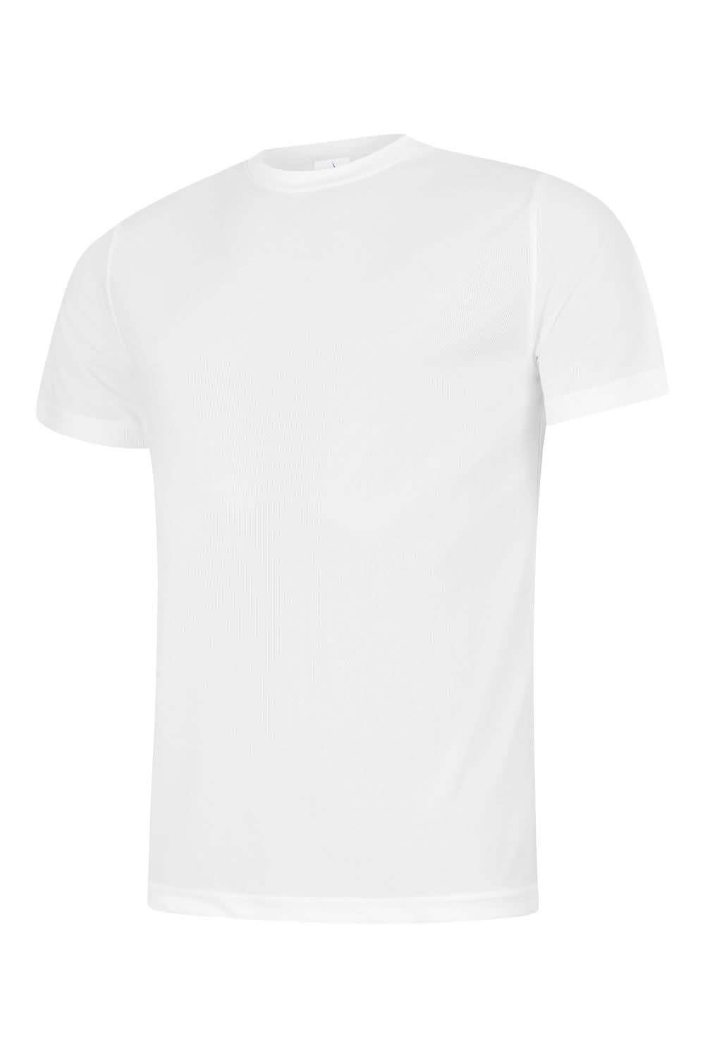 Uneek Mens Ultra Cool T Shirt UC315 - White - Customisable T-Shirts