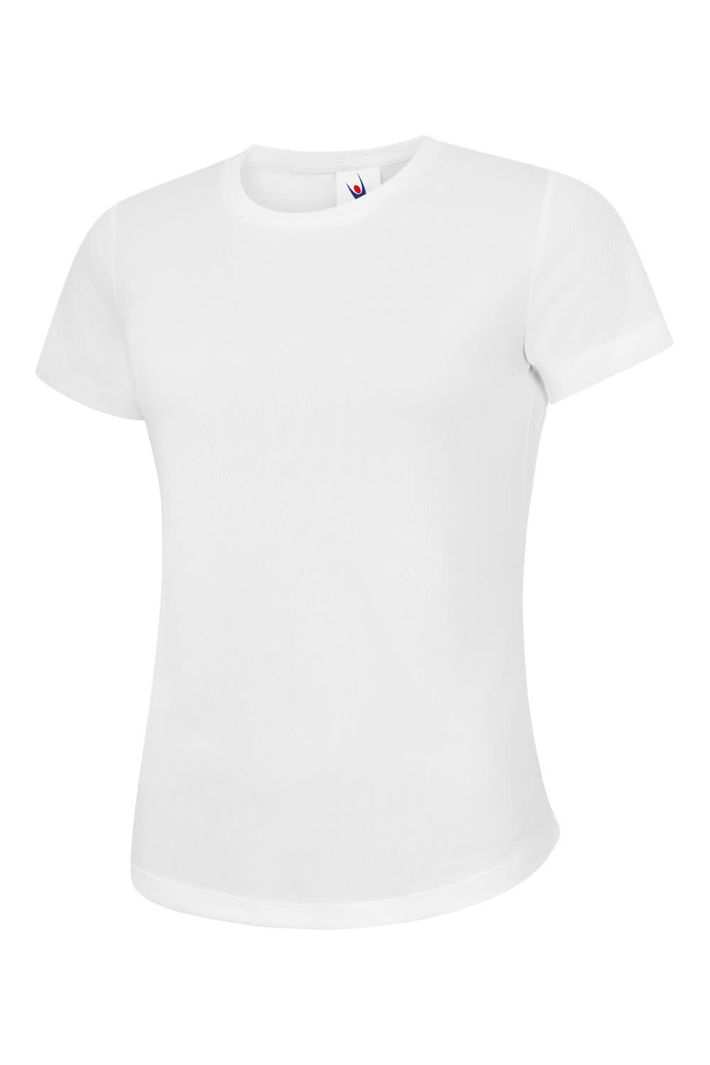 Uneek Ladies Ultra Cool T Shirt UC316 - White - Customisable T-Shirts