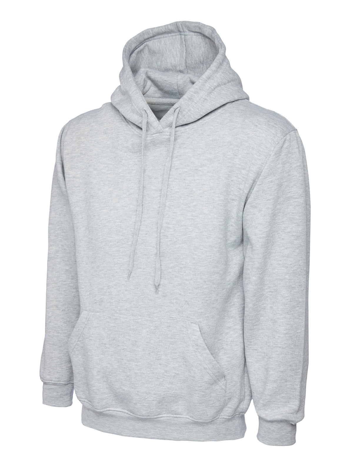 Classic Hooded Sweatshirt - UC502 - Heather Grey - Customisable Sweatshirts