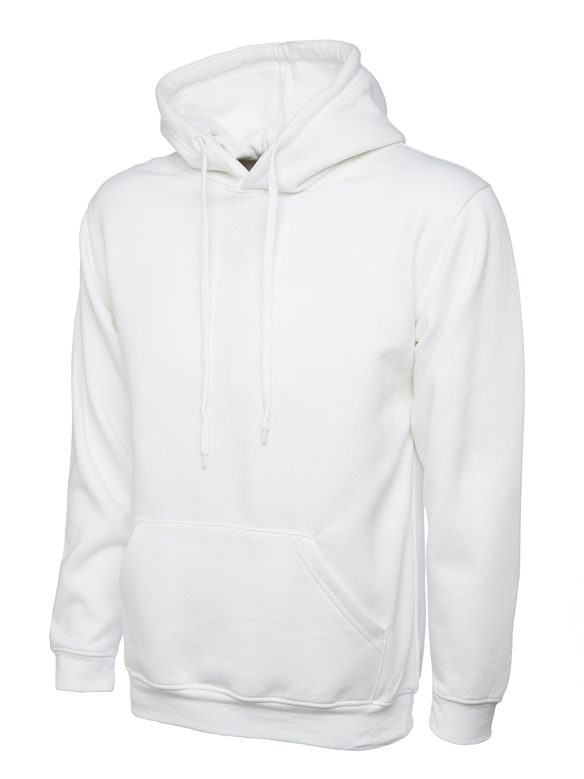 Classic Hooded Sweatshirt - UC502 - White - Customisable Sweatshirts