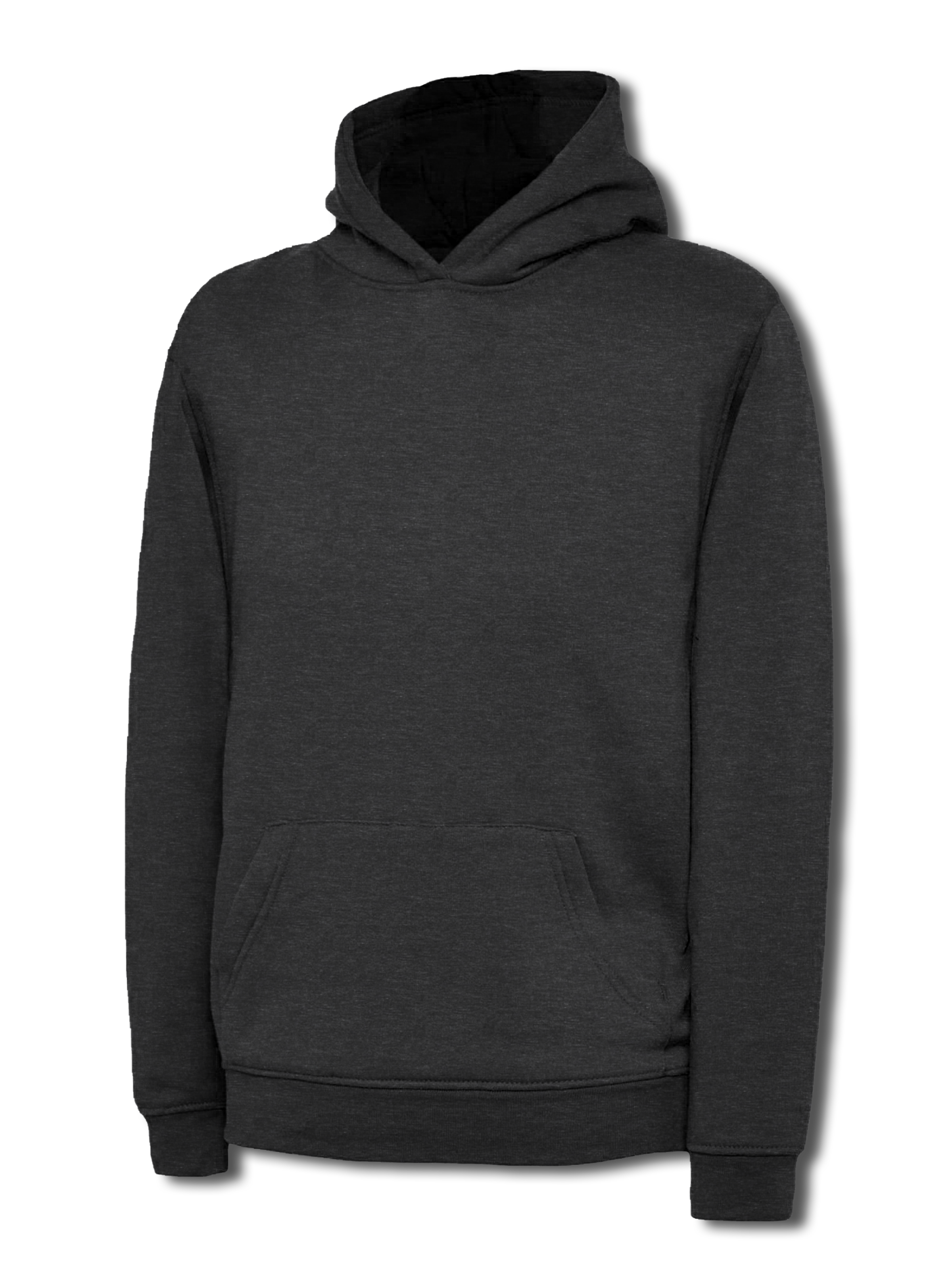 Uneek Childrens Classic Hooded Sweatshirt Charcoal UC503 - Charcoal - Customisable Sweatshirts
