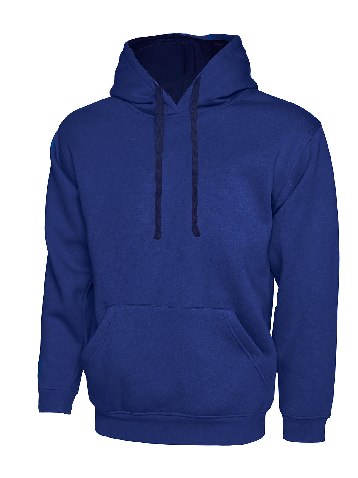 Contrast Hooded Sweatshirt - UC507 - Royal Navy - Customisable Sweatshirts