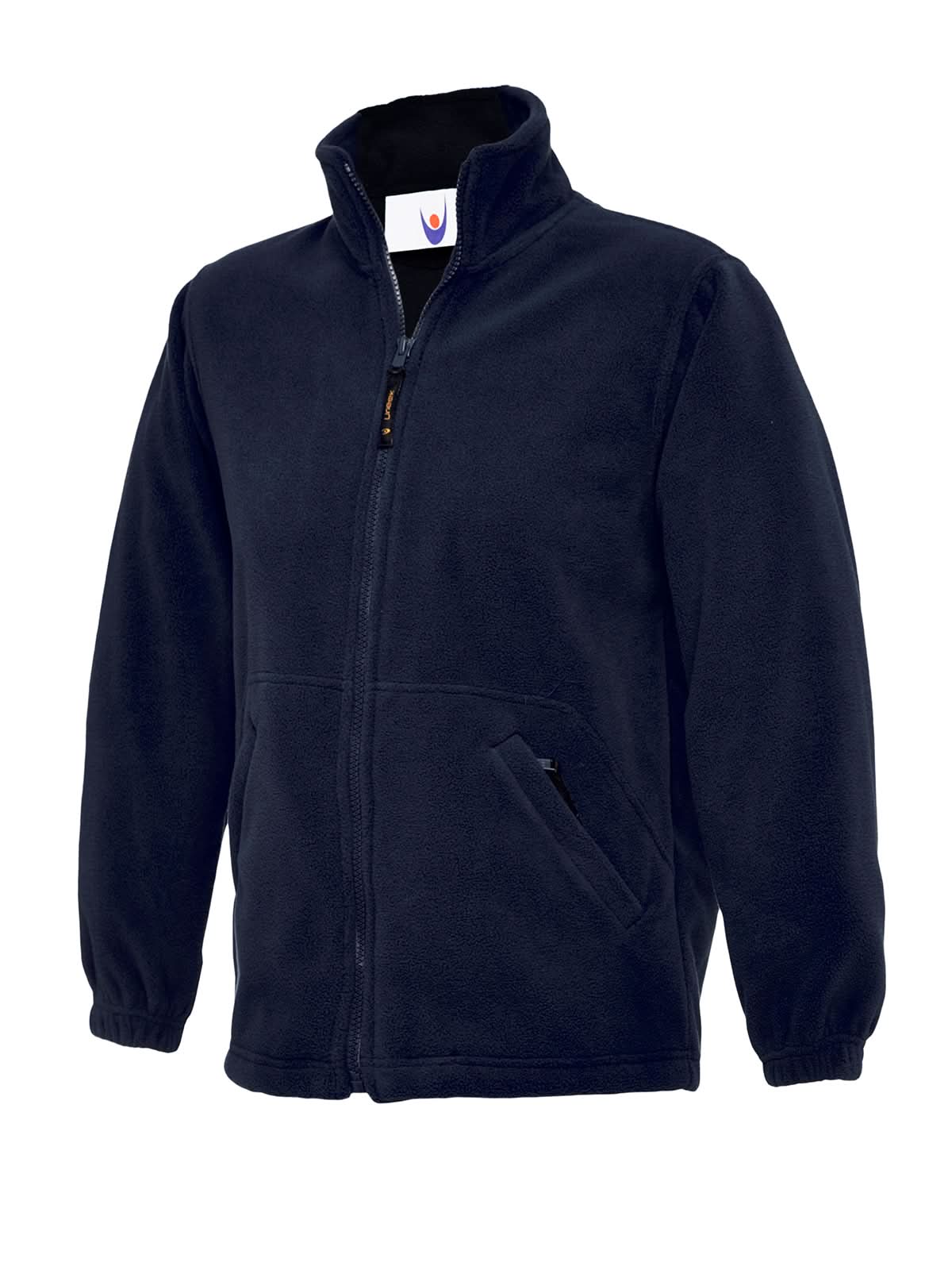 Uneek Childrens Classic Full Zip Fleece Jacket UC603 - Navy - Customisable Jackets