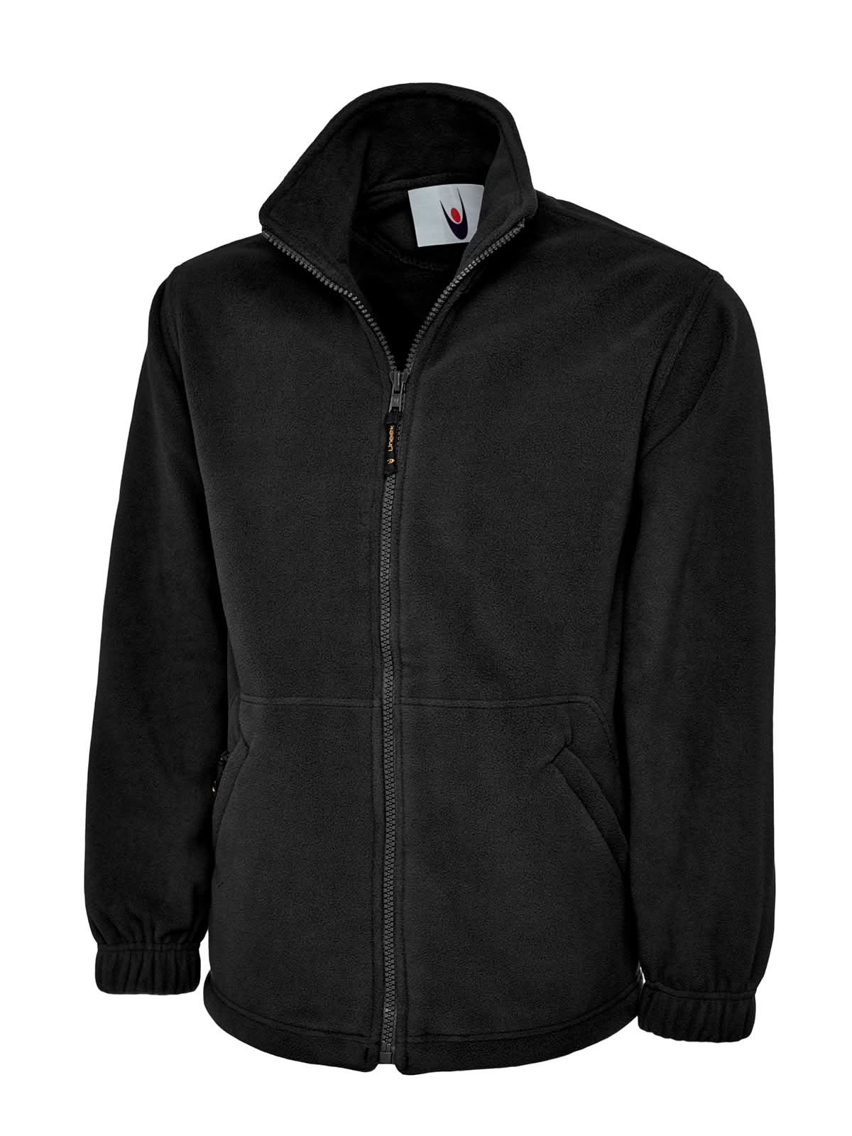 Uneek Classic Full Zip Fleece Jacket UC604 - Black - Customisable Jackets