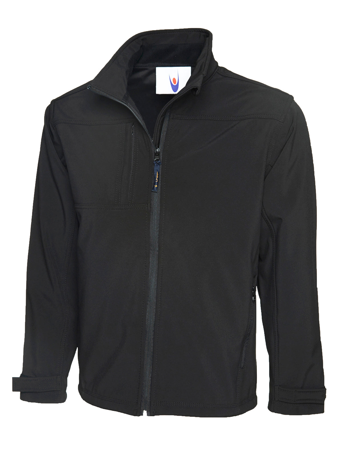 Deluxe Full Zip Soft Shell Jacket - UC611 - Black - Customisable Jacket