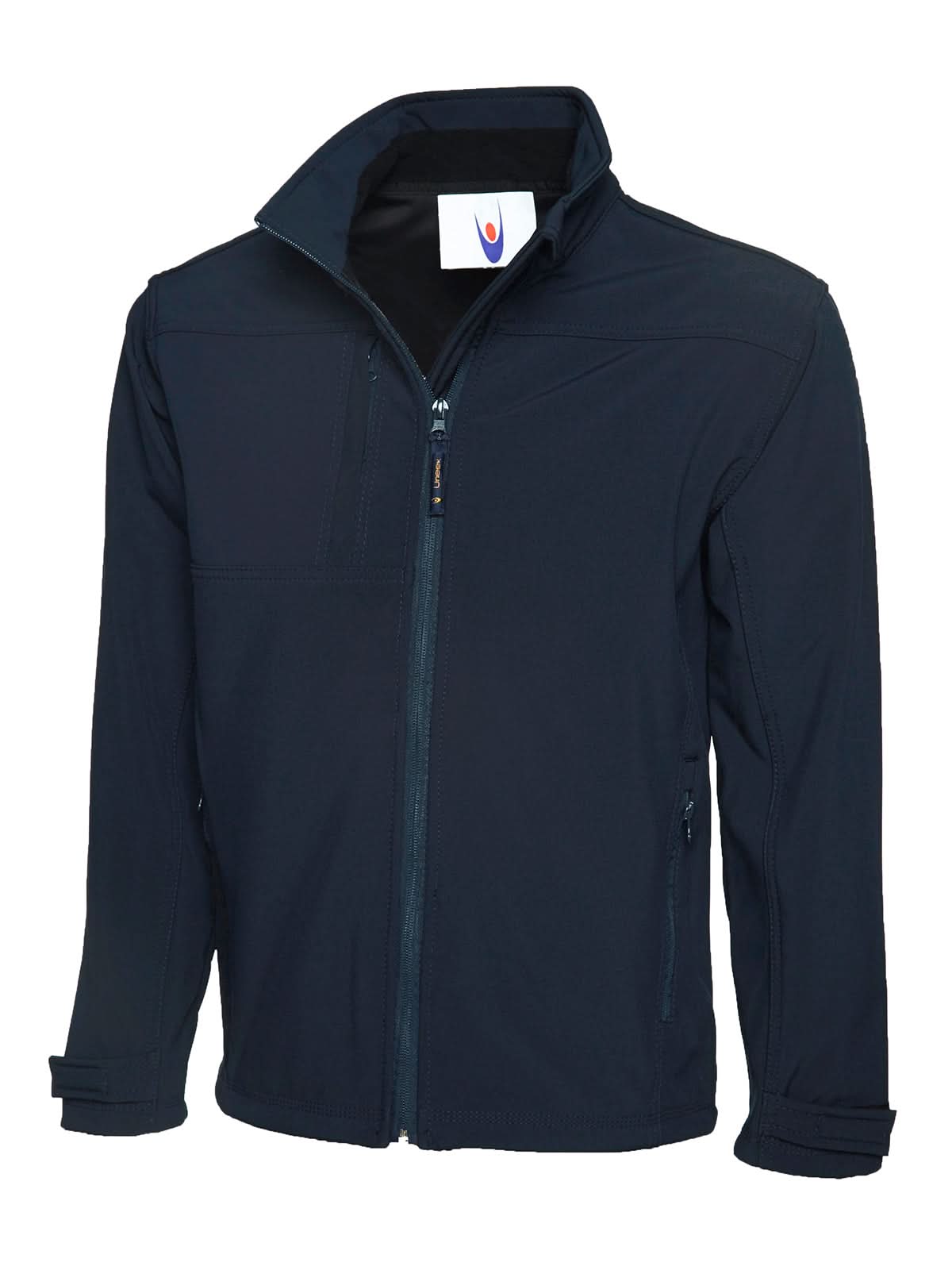 Uneek Deluxe Full Zip Soft Shell Jacket UC611 - Navy - Customisable Jacket