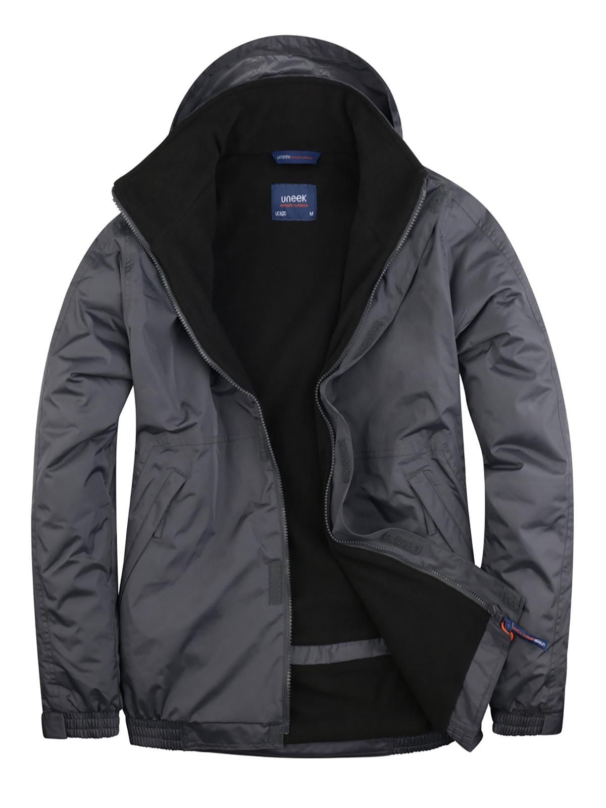 Premium Outdoor Jacket - UC620 - Deep Grey Black - Customisable Jacket