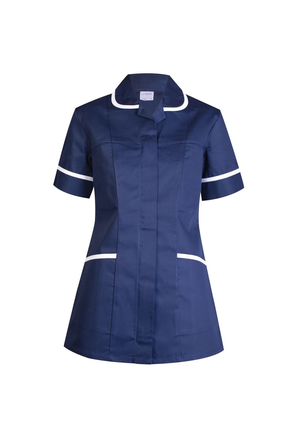 Uneek Ladies Heavyweight Tunic UC923 - Navy - Customisable Tunic