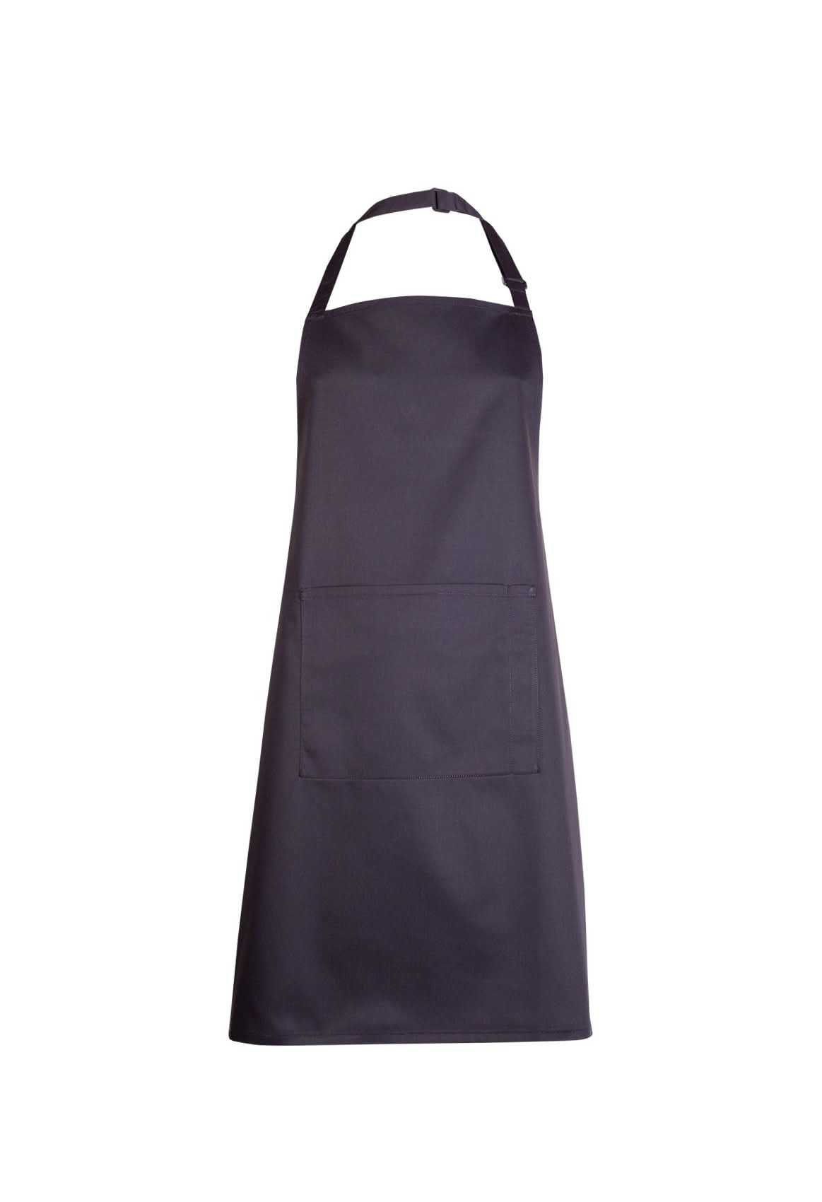 Uneek Bib Apron With Pocket uc940 - Black ONE - Customisable HOSPITALITY