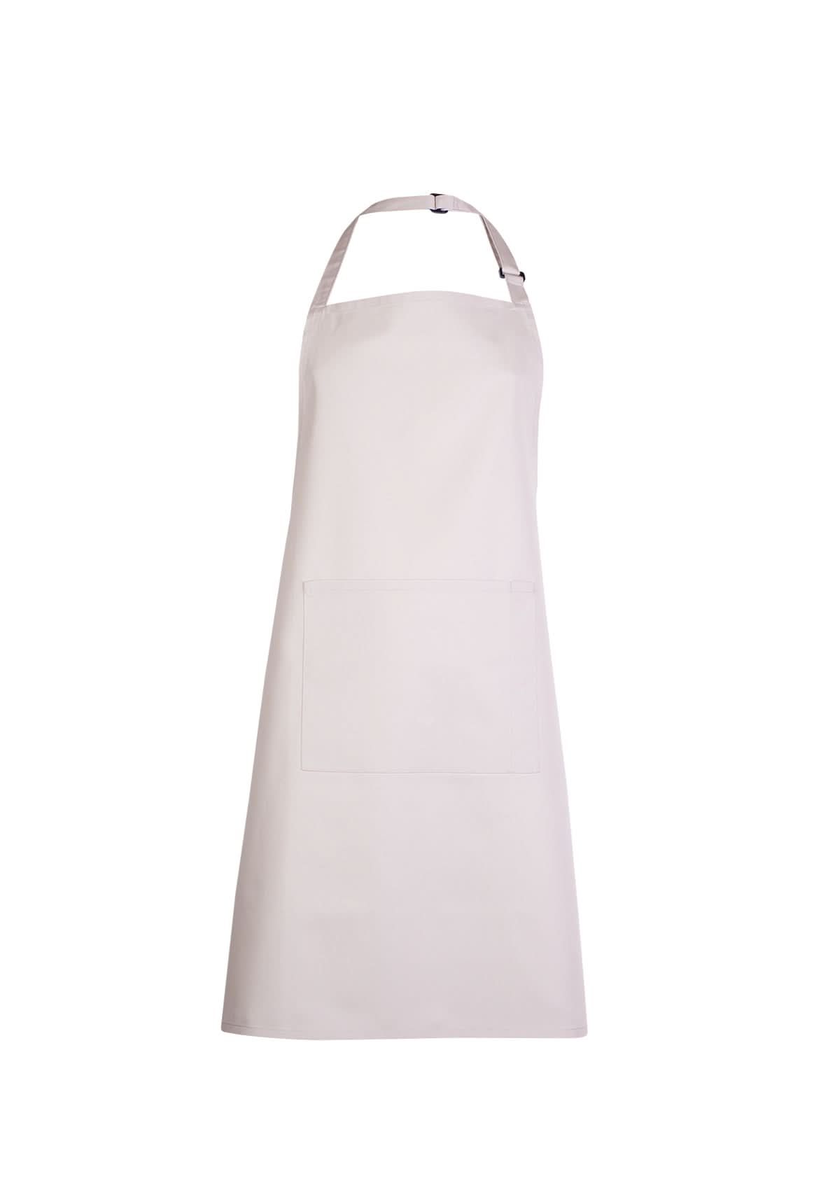 Uneek Bib Apron With Pocket uc940 - Natural ONE - Customisable HOSPITALITY