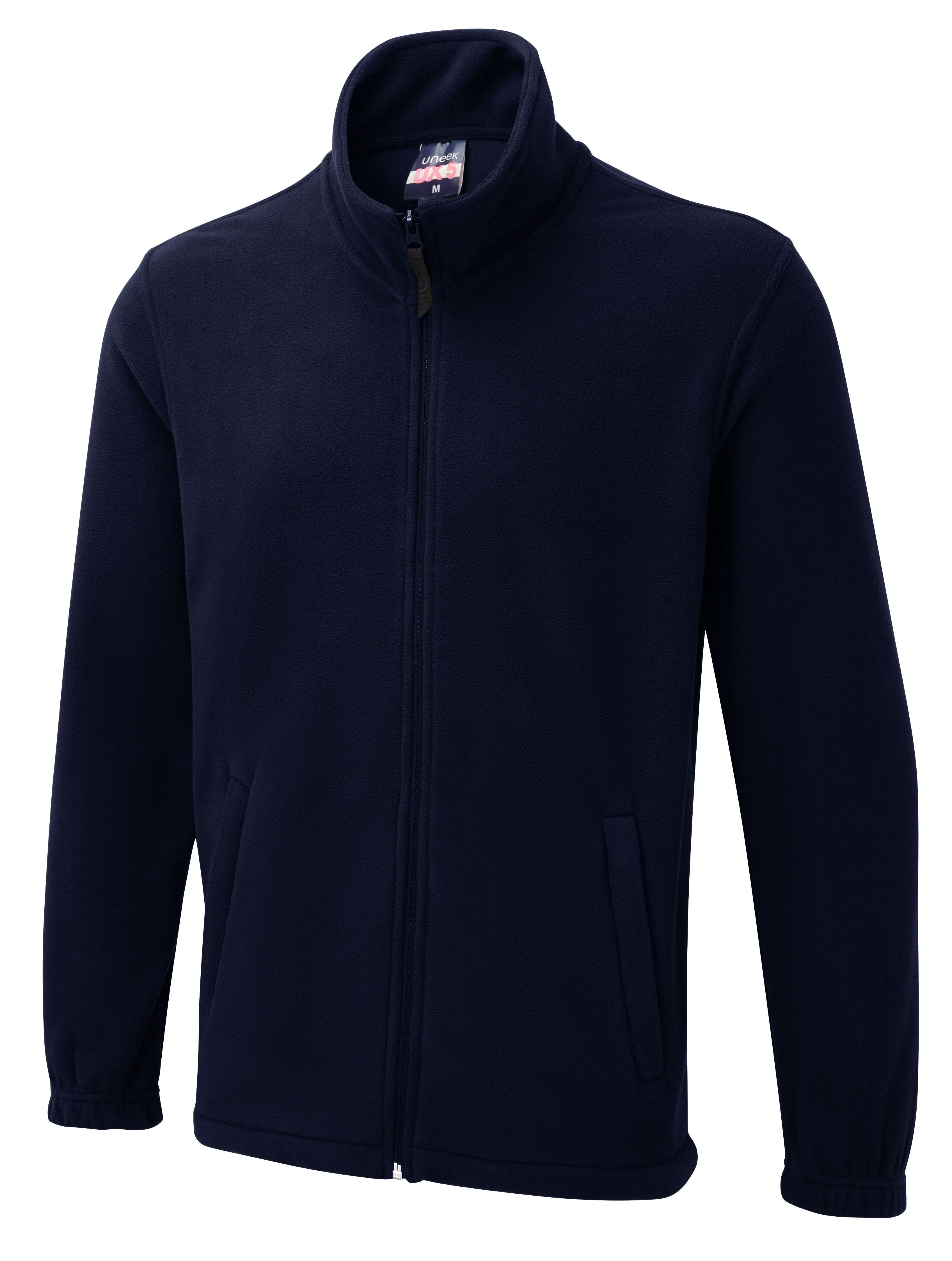 Uneek The Ux Full Zip Fleece UXX05 - Navy - Customisable JACKETS