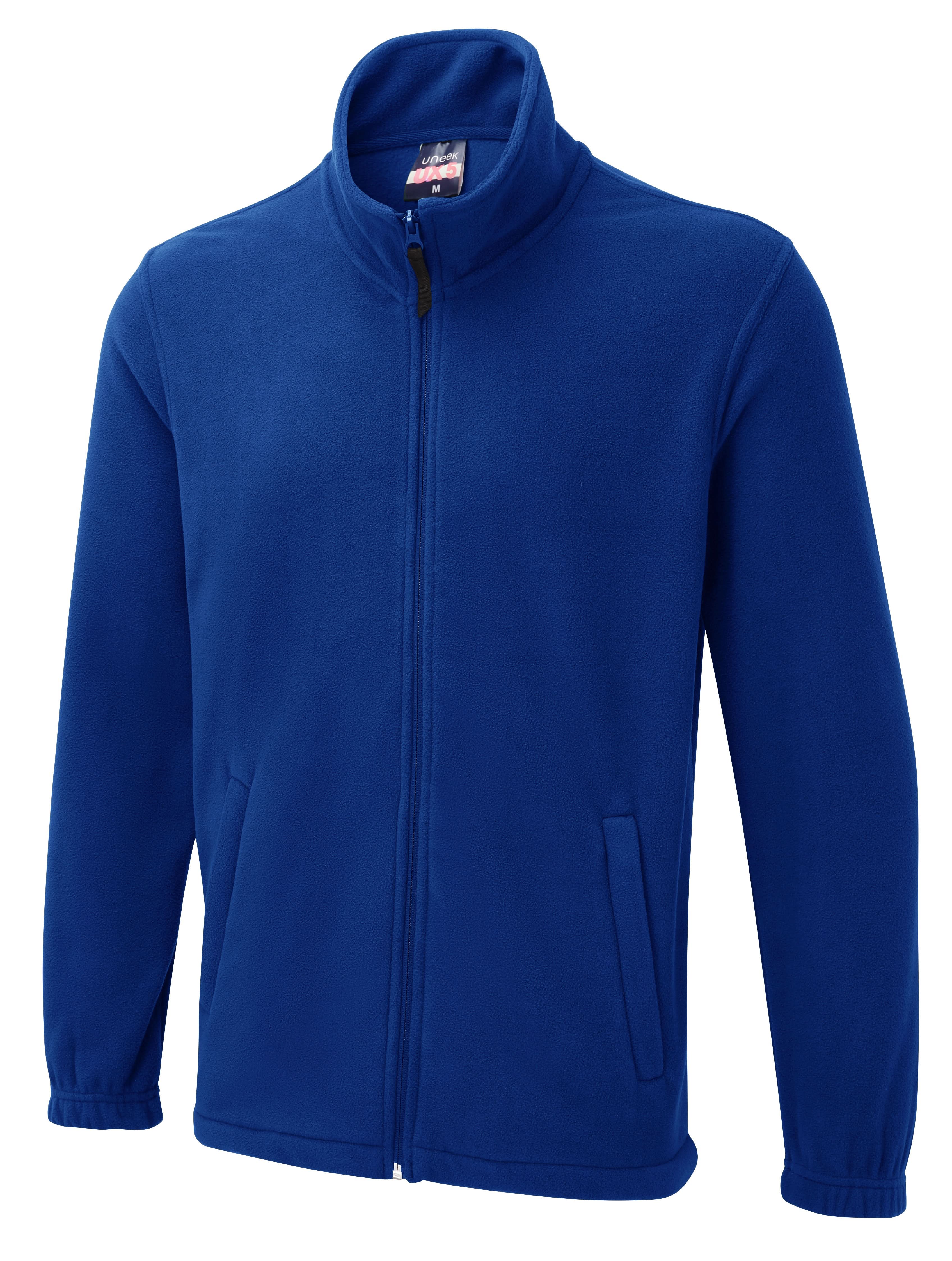 Uneek The Ux Full Zip Fleece UXX05 - Royal - Customisable JACKETS