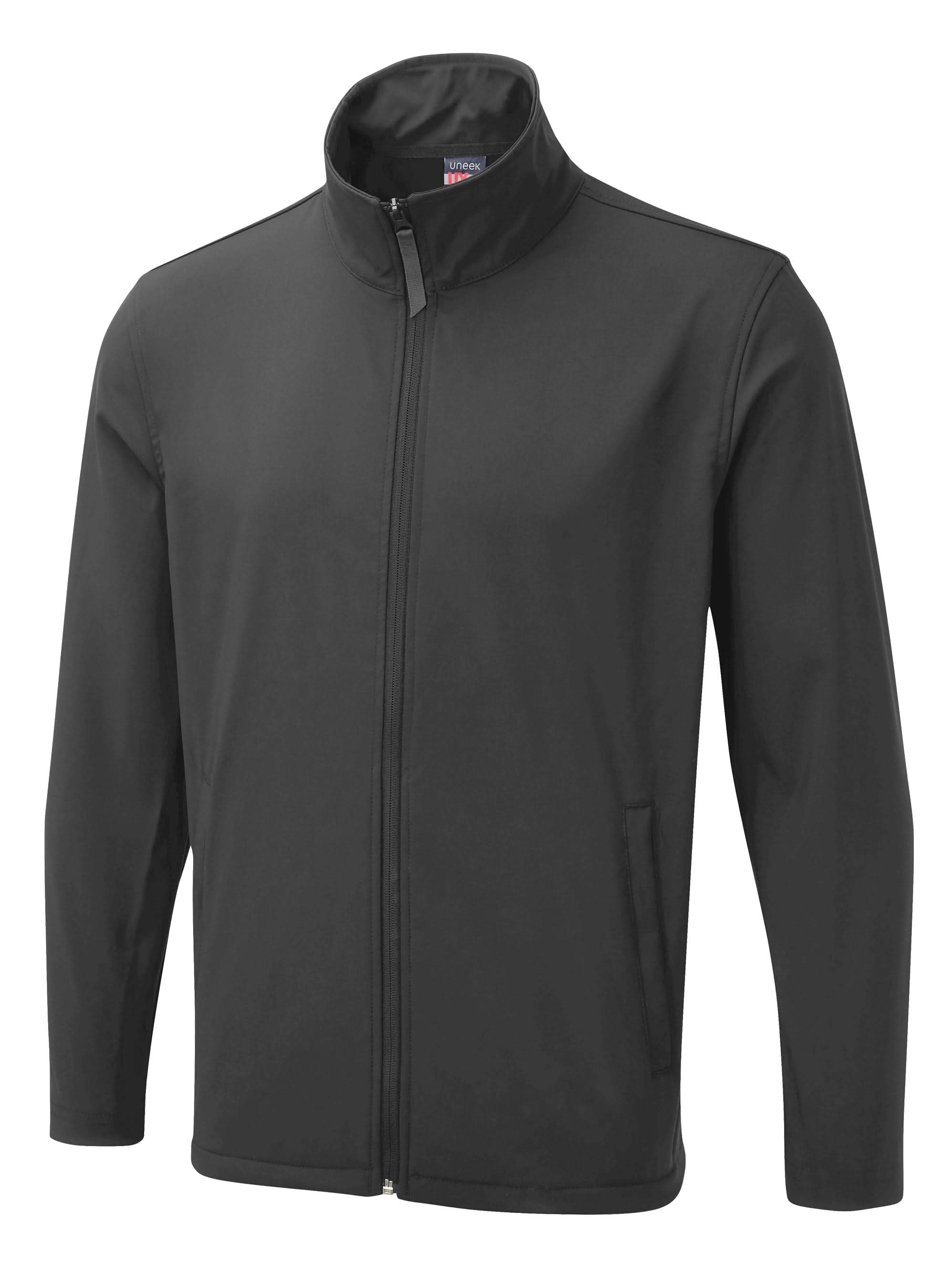 Uneek The Ux Printable Soft Shell Jacket UX10 - Charcoal - Customisable Jacket