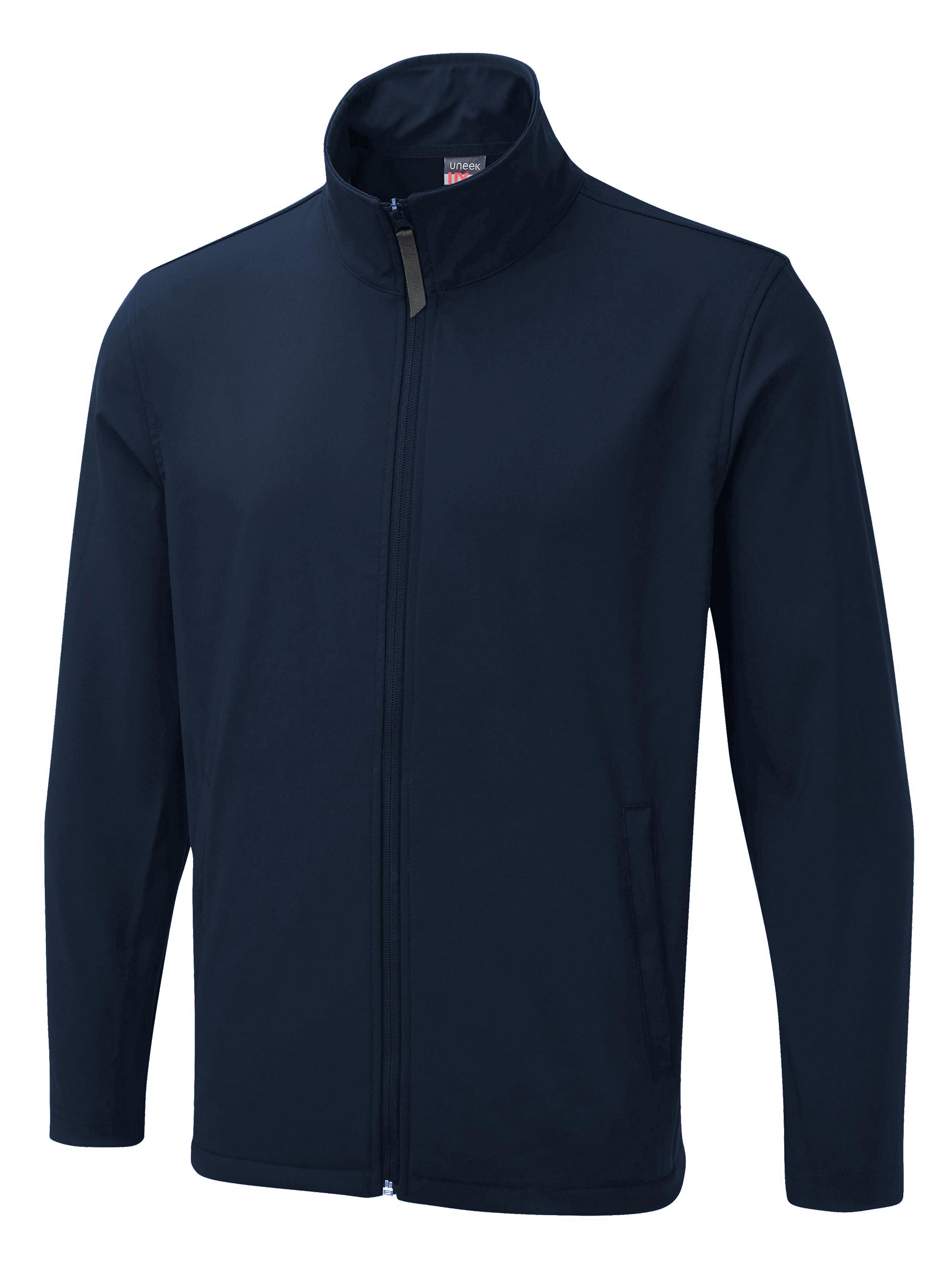 The UX Printable Soft Shell Jacket - UX10 - Navy - Customisable Jacket