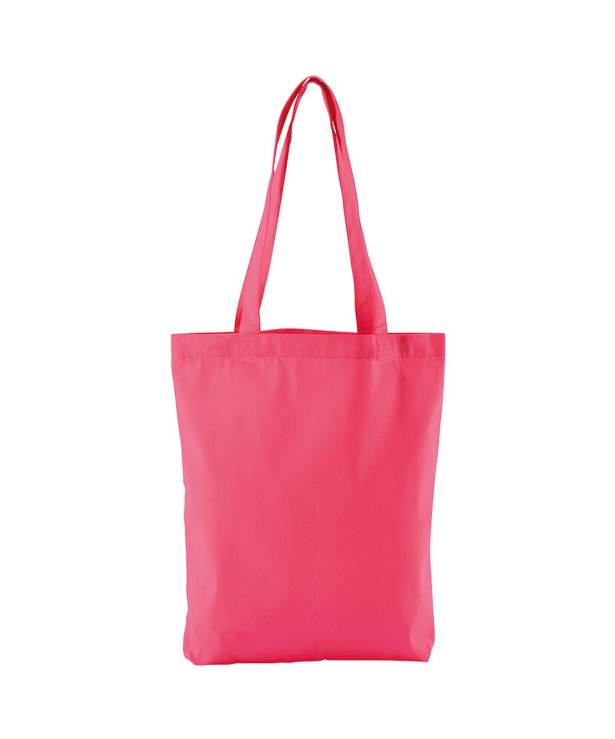 Westford Mill Earthaware Organic Twill Tote WM691 - Raspberry Pink One Size - Customisable Bags