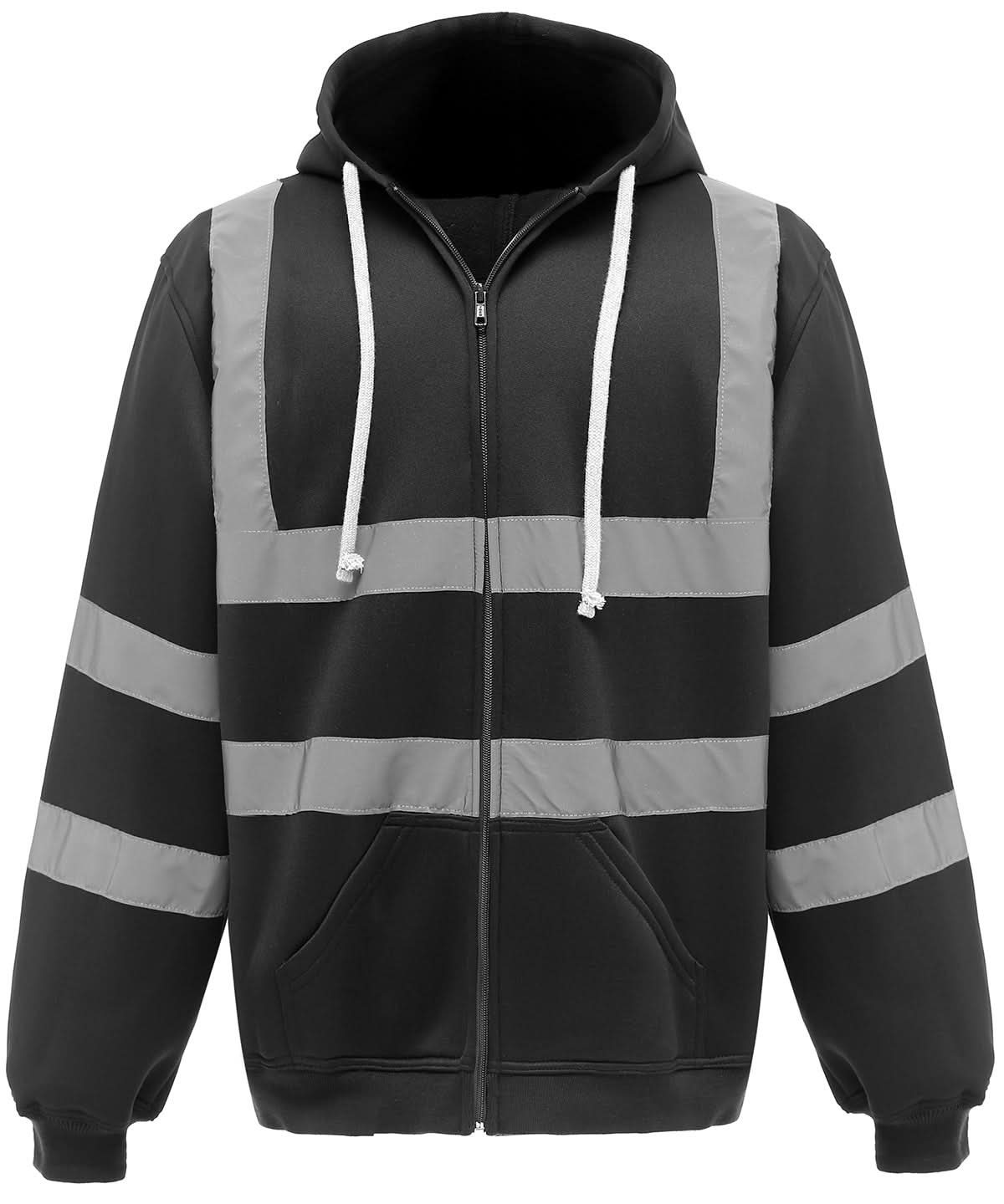 Yoko HV Zip Hoodie Hvk07 YK012 - Black - Customisable Hoodies