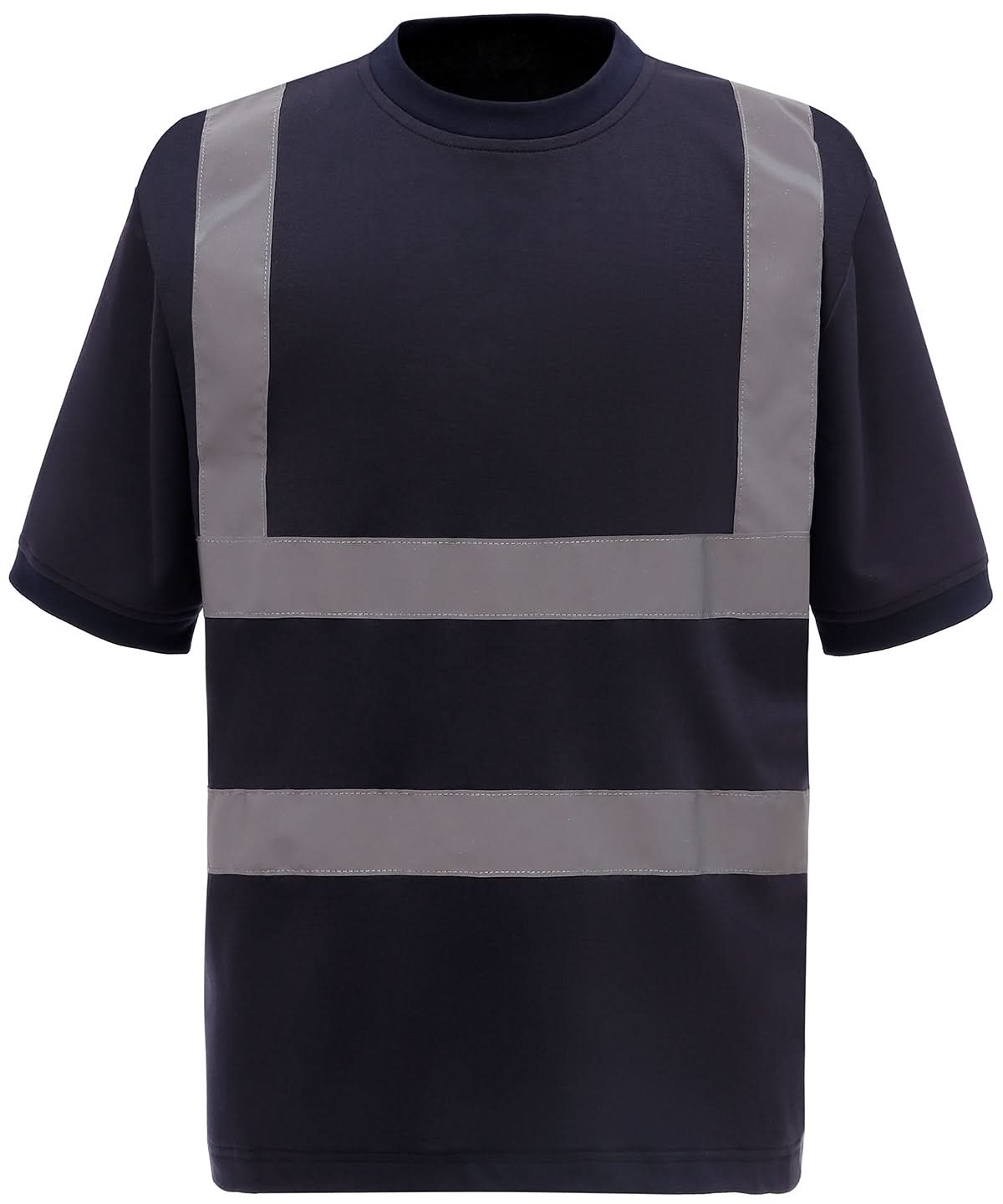 Yoko HV Short Sleeve T Shirt Hvj410 YK025 - Navy - Customisable Hi-Vis T-Shirts