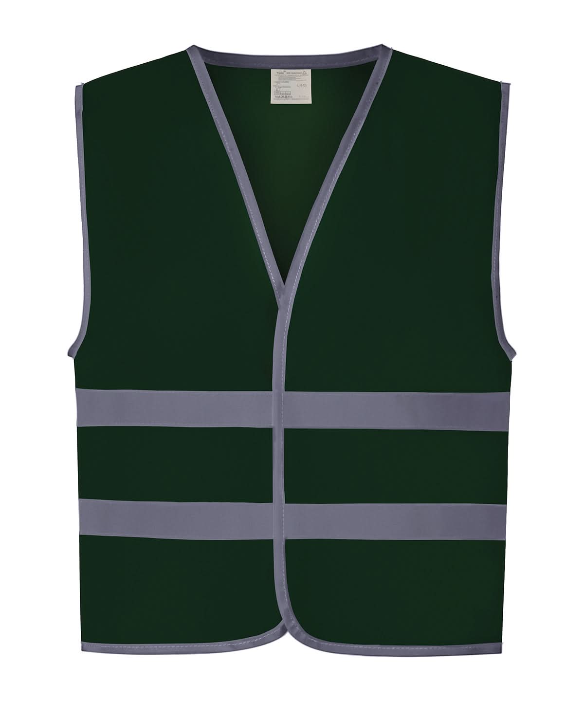 Yoko HV Reflective Border Kids Waistcoat Hvw102Ch YK102 - Paramedic Green - Customisable HV Vest