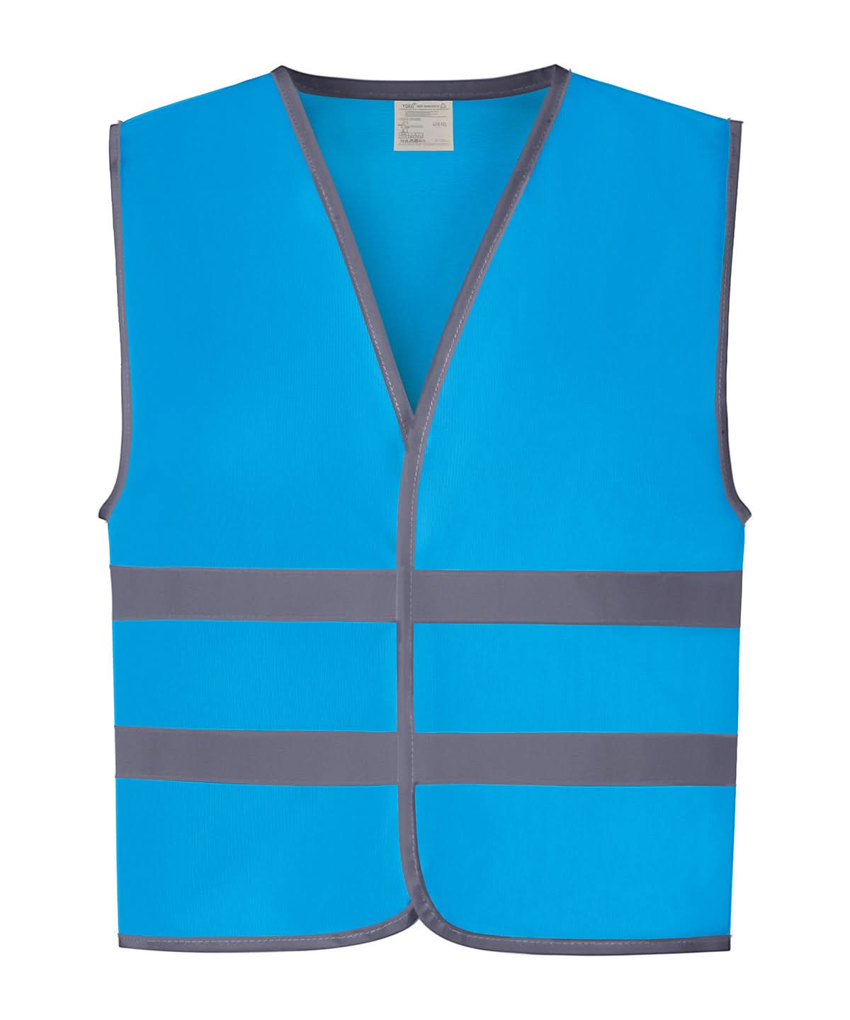 Yoko HV Reflective Border Kids Waistcoat Hvw102Ch YK102 - Sapphire - Customisable HV Vest