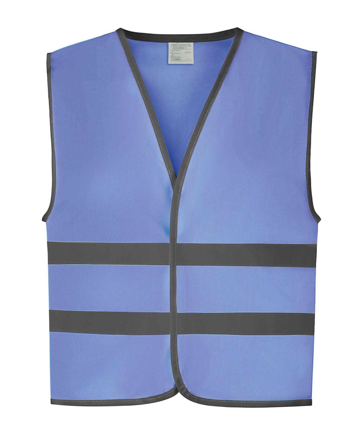 Yoko HV Reflective Border Kids Waistcoat Hvw102Ch YK102 - Sky - Customisable HV Vest