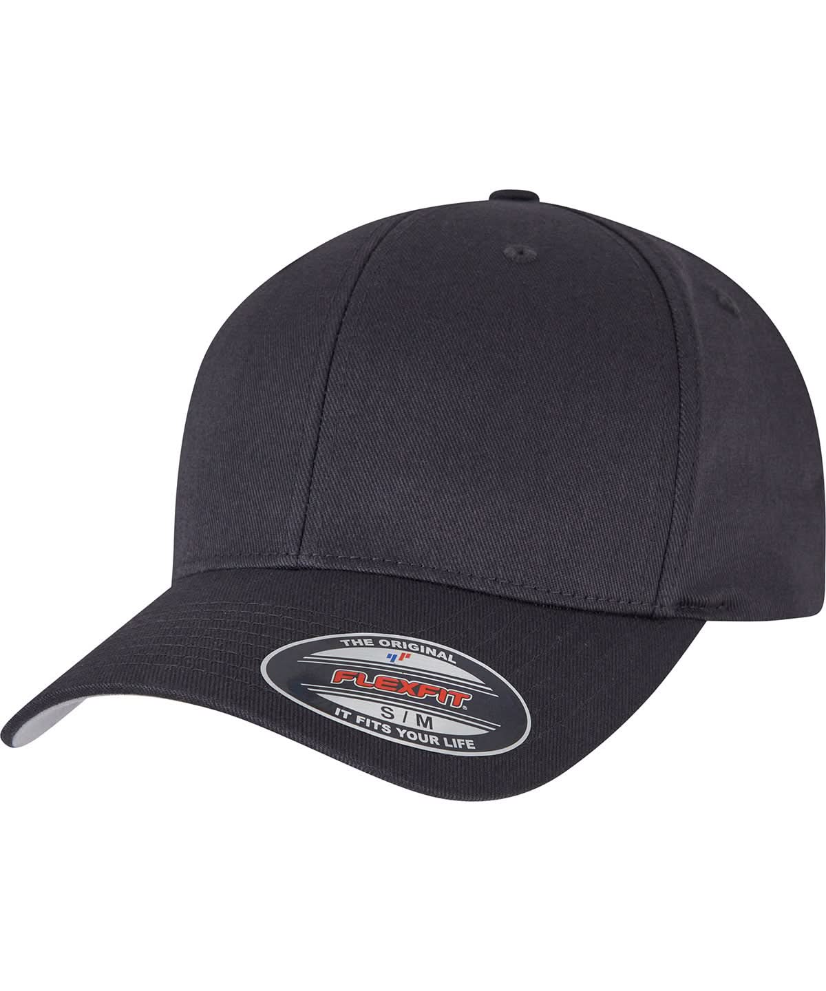 Flexfit By Yupoong Flexfit Fitted Baseball Cap 6277 YP004 - Charcoal - Customisable Caps