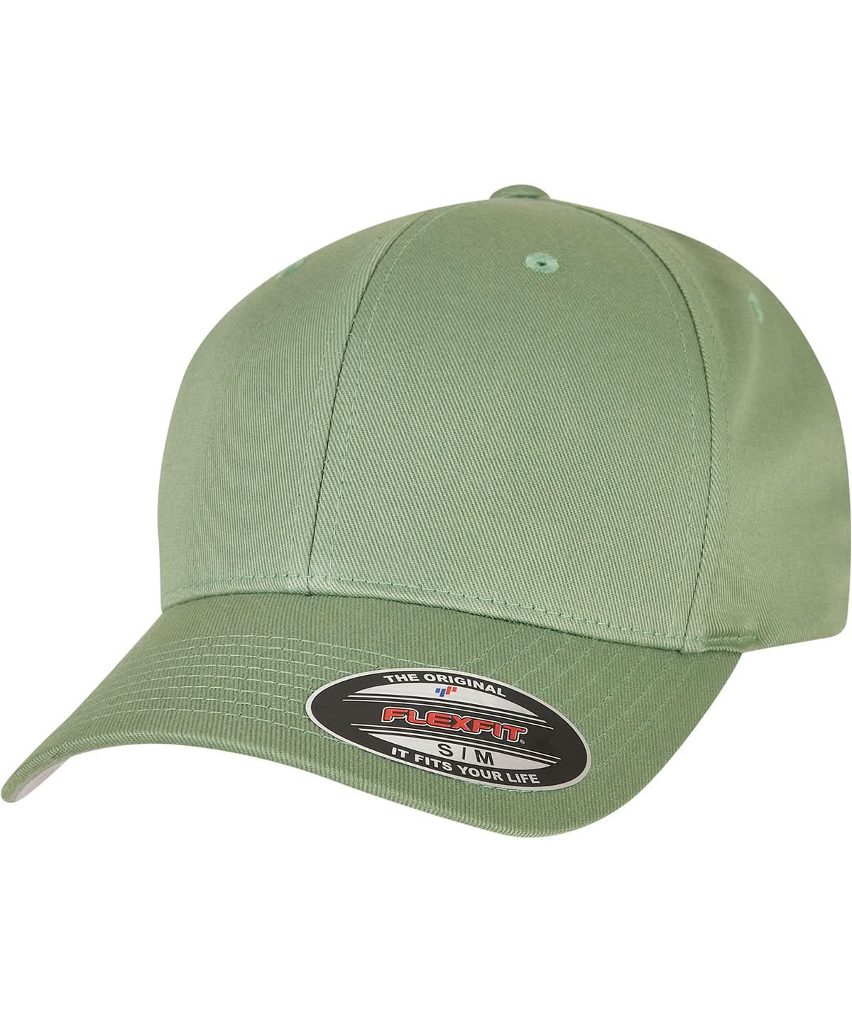 Flexfit By Yupoong Flexfit Fitted Baseball Cap 6277 YP004 - Dark Leaf Green - Customisable Caps