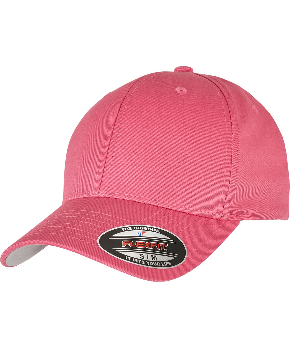 Flexfit By Yupoong Flexfit Fitted Baseball Cap 6277 YP004 - Dark Pink - Customisable Caps