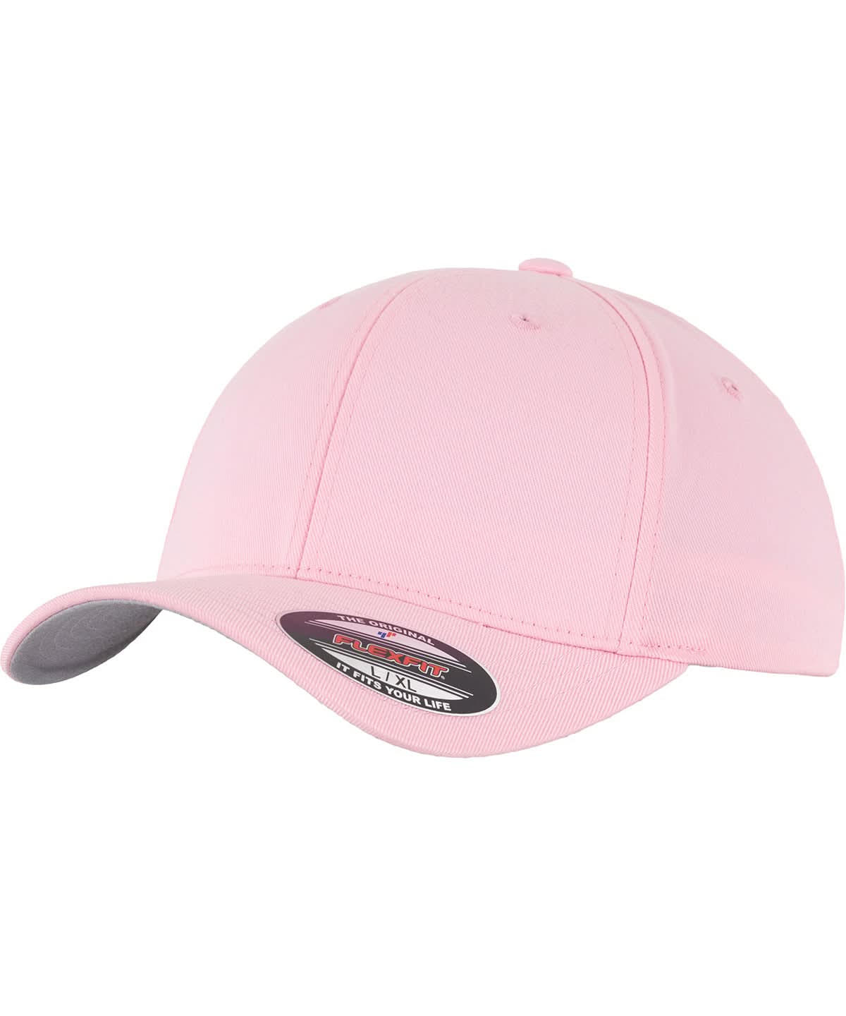 Flexfit By Yupoong Flexfit Fitted Baseball Cap 6277 YP004 - Pink - Customisable Caps