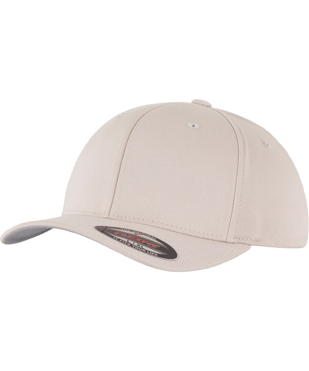Flexfit By Yupoong Flexfit Fitted Baseball Cap 6277 YP004 - Stone - Customisable Caps
