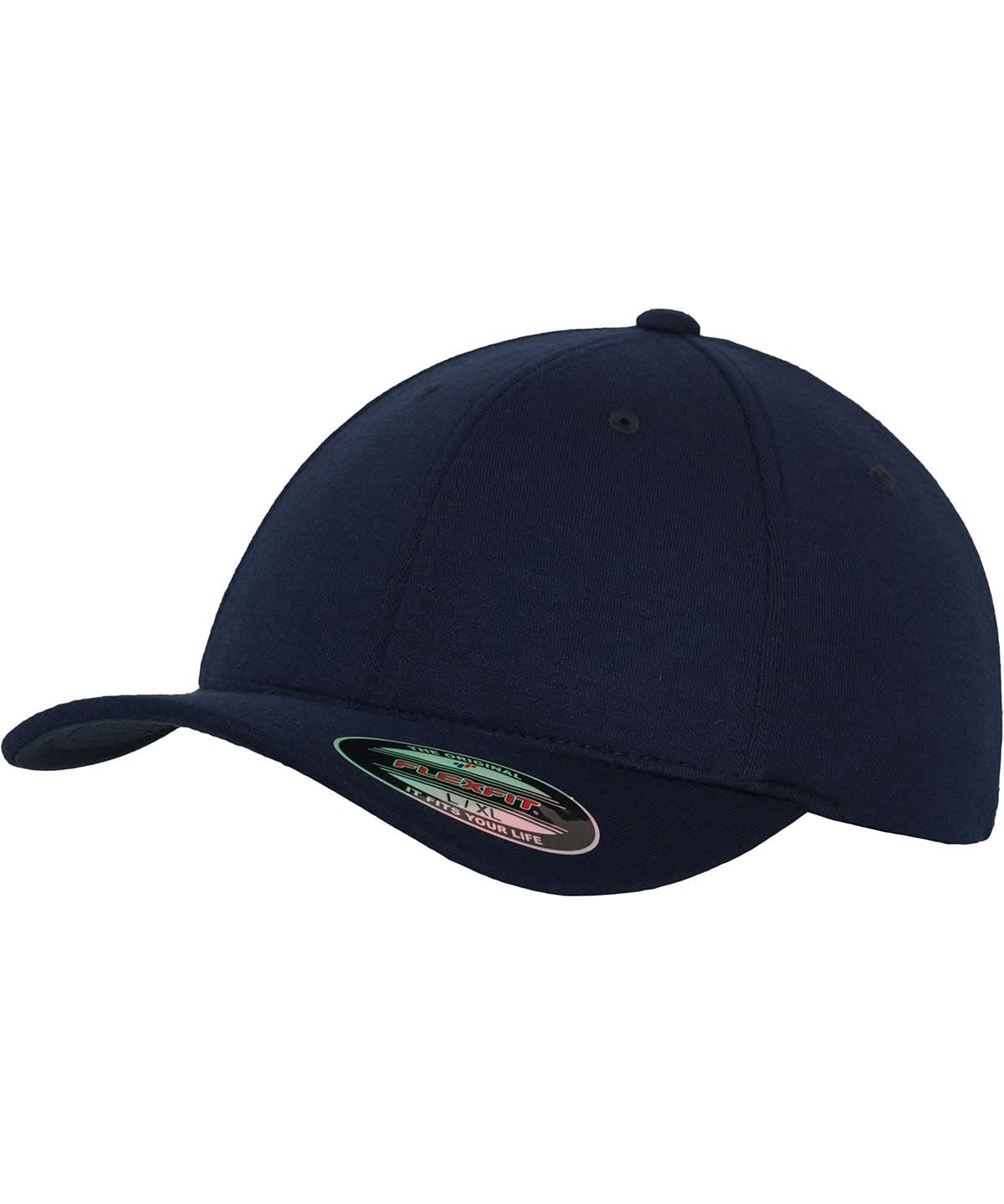 Flexfit By Yupoong Flexfit Double Jersey Cap 6778 YP006 - Navy - Customisable Caps