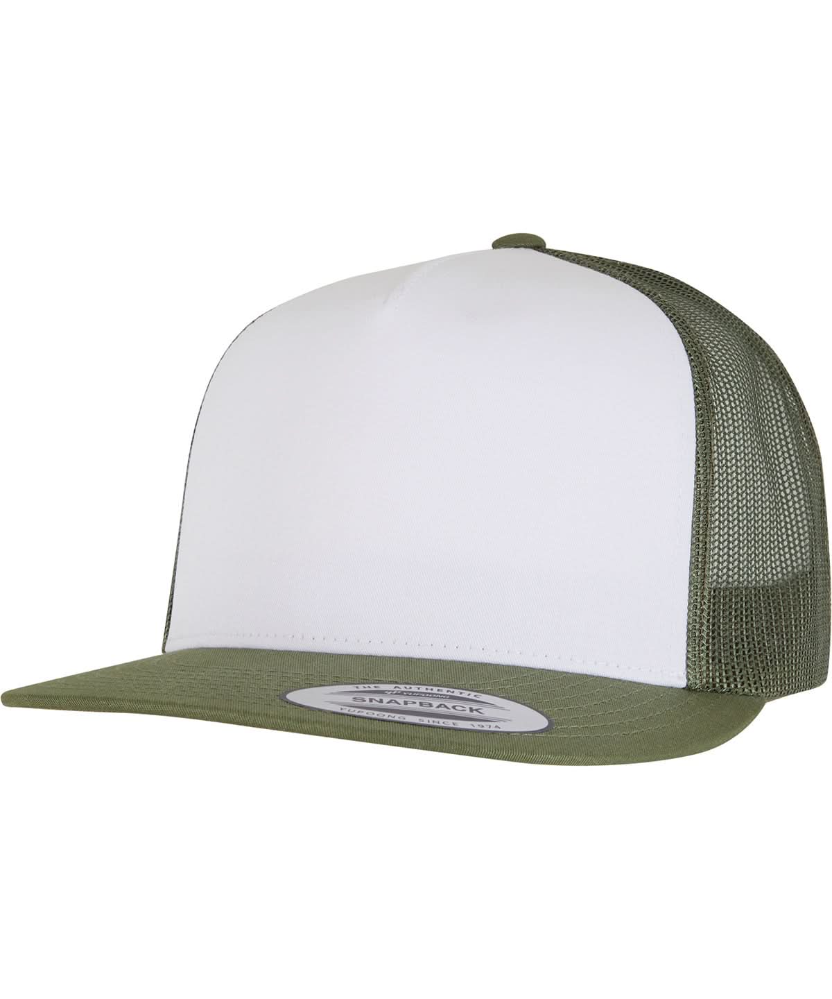Flexfit By Yupoong Classic Trucker 6006W YP011 - Olive White Loden One size - Customisable Caps