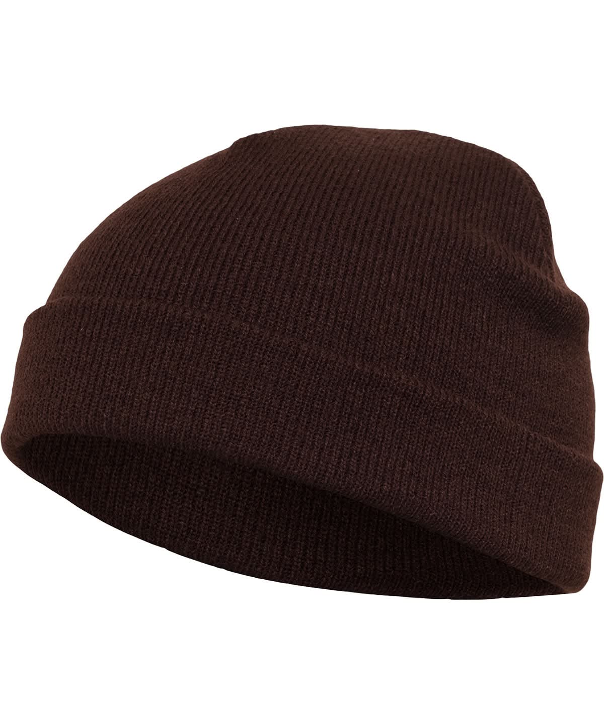 Flexfit By Yupoong Heavyweight Beanie 1500Kc YP013 - Brown One size - Customisable Beanies
